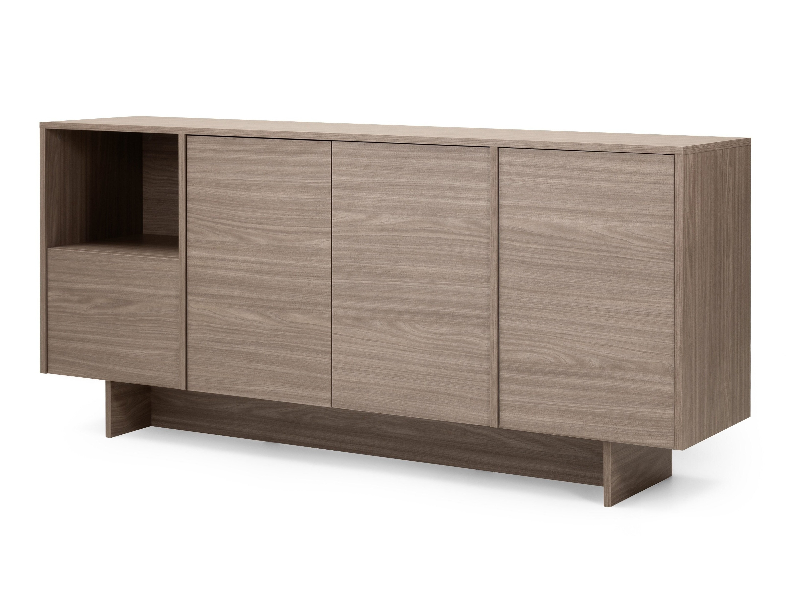 Szekrény Sosone 100 (Sötét tölgy)