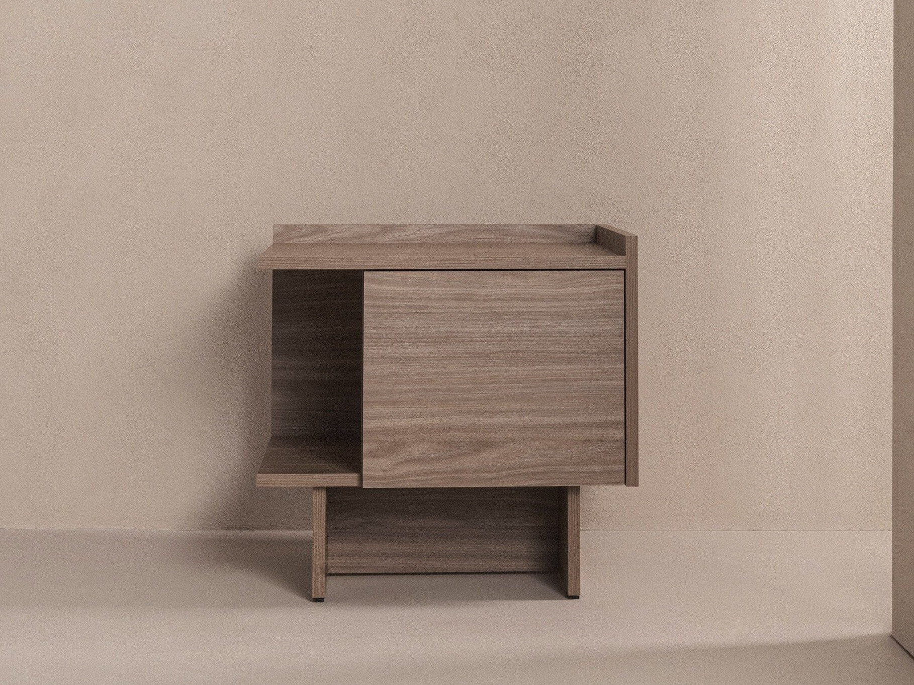 Éjjeliszekrény Sosone 102 (Sötét tölgy)