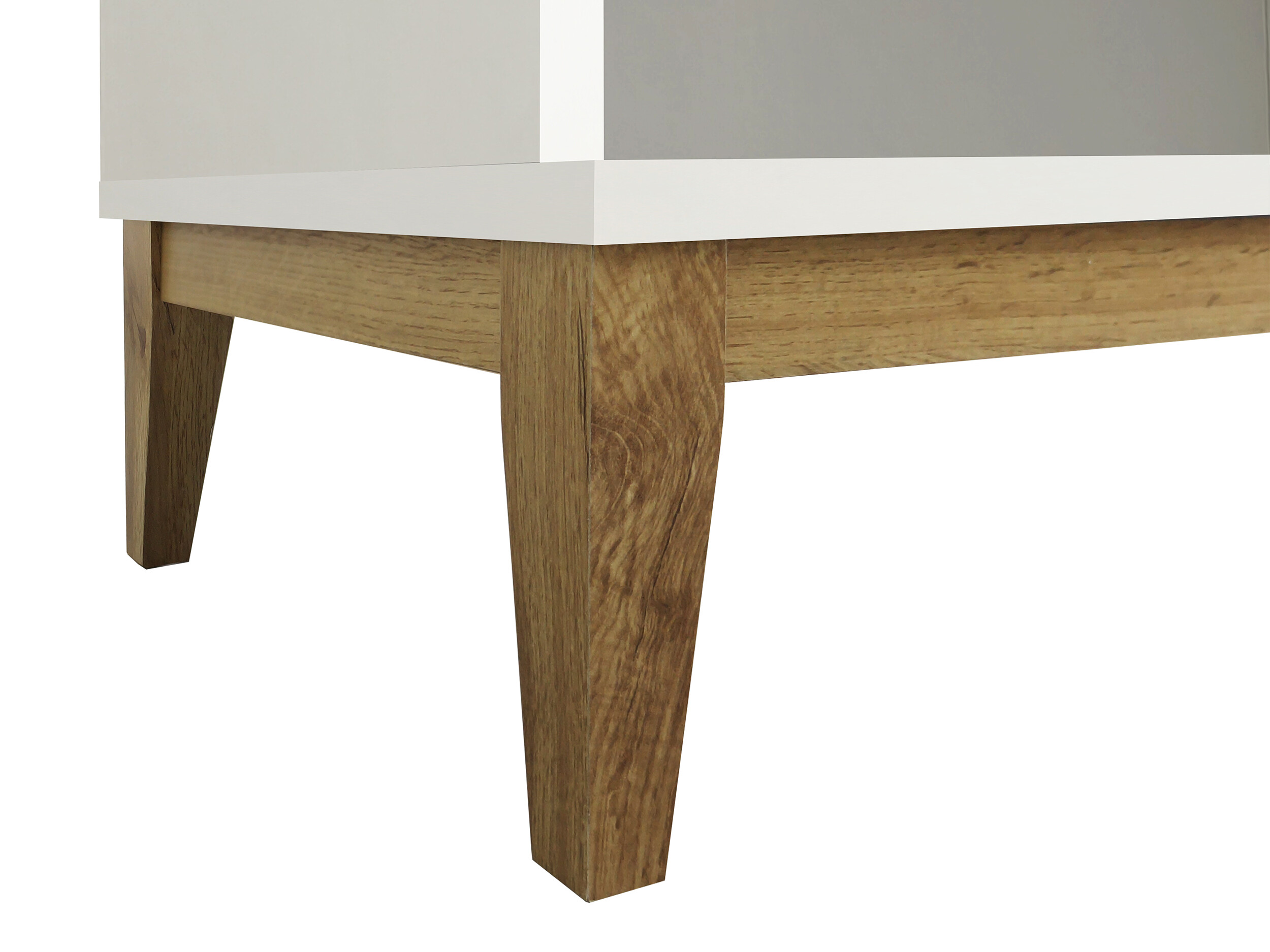 Könyvespolc Felmelo 101 (Fehér + Wotan tölgy)