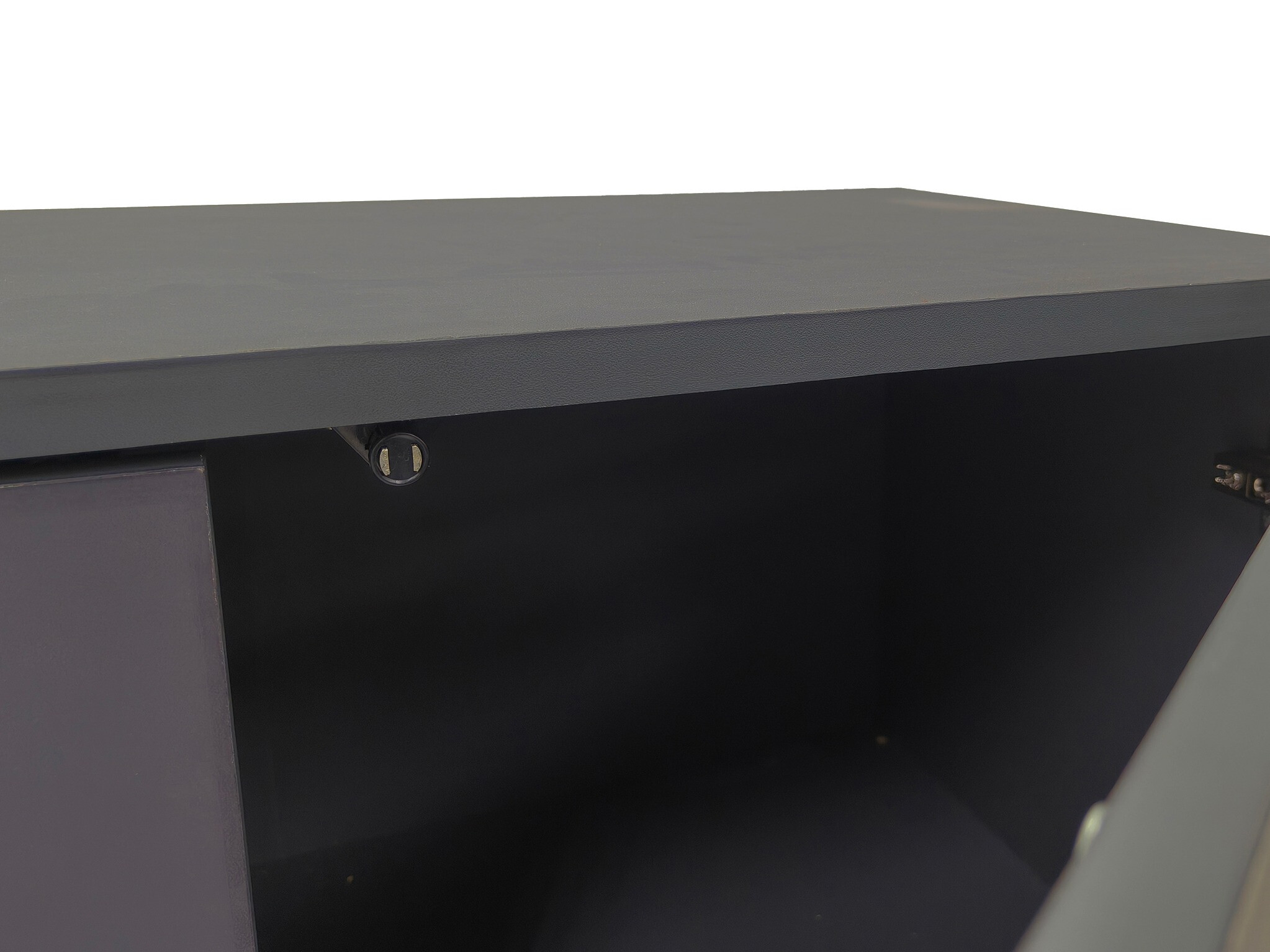 TV-állvány Felmelo 100 (Szürke + Wotan tölgy)