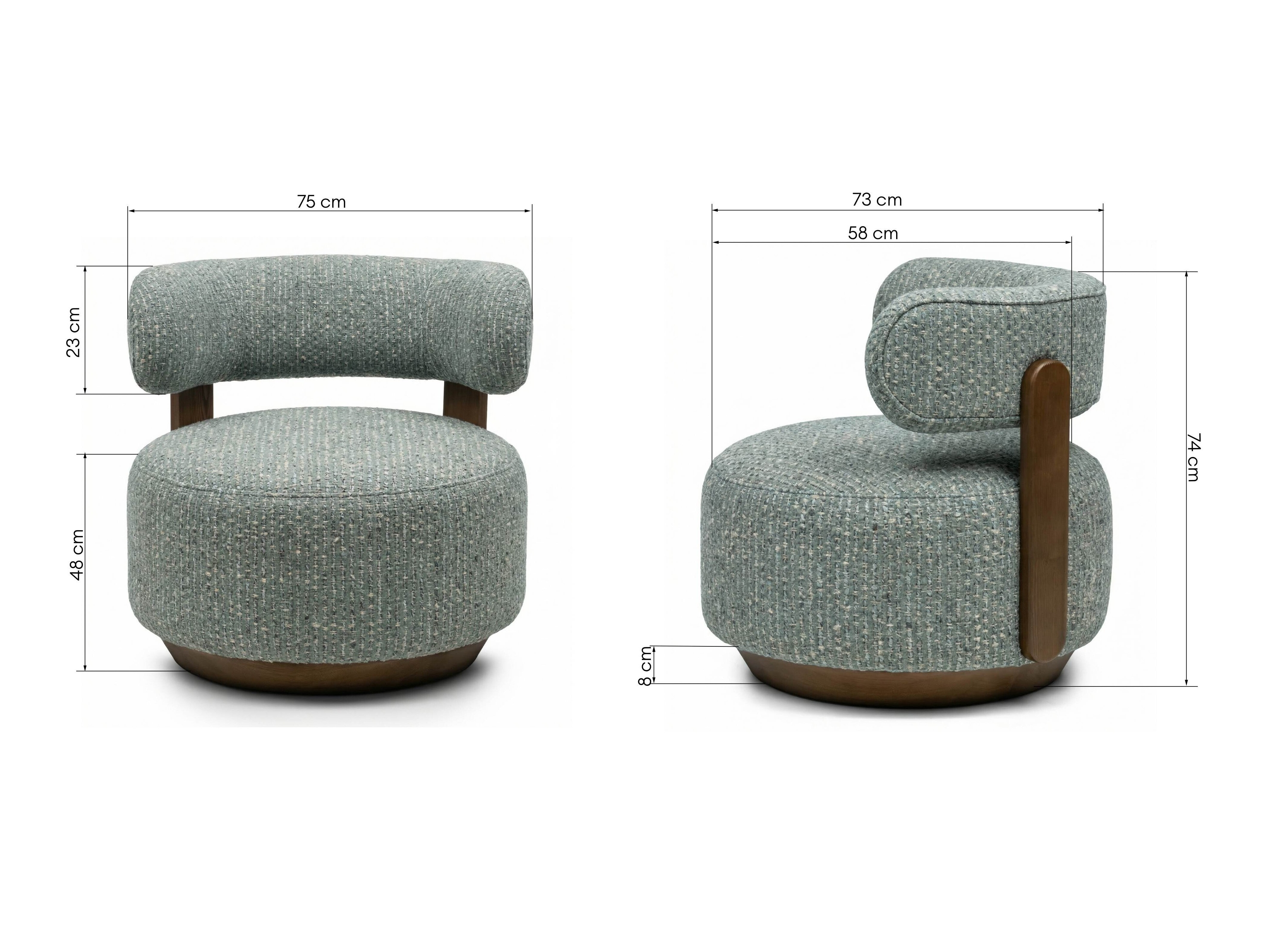 Fotel Burleson 555 (Kék + Bézs)