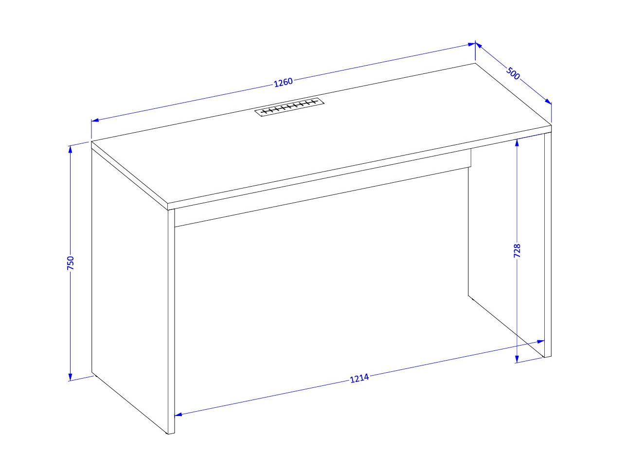 Íróasztal Nolcala 103