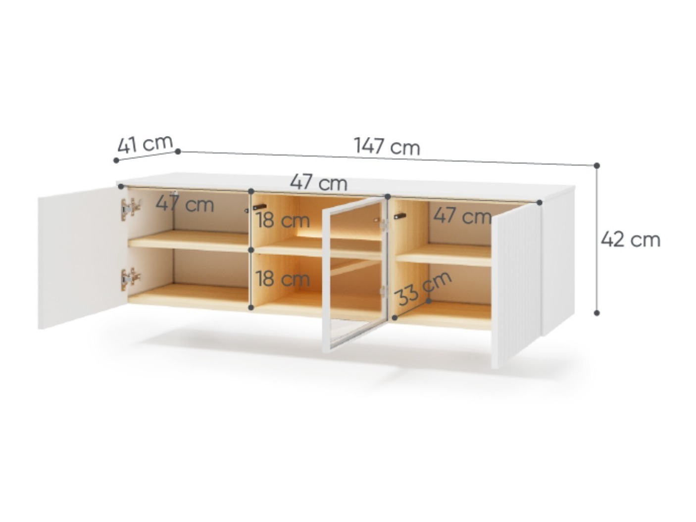 TV-állvány Mirbelo 108