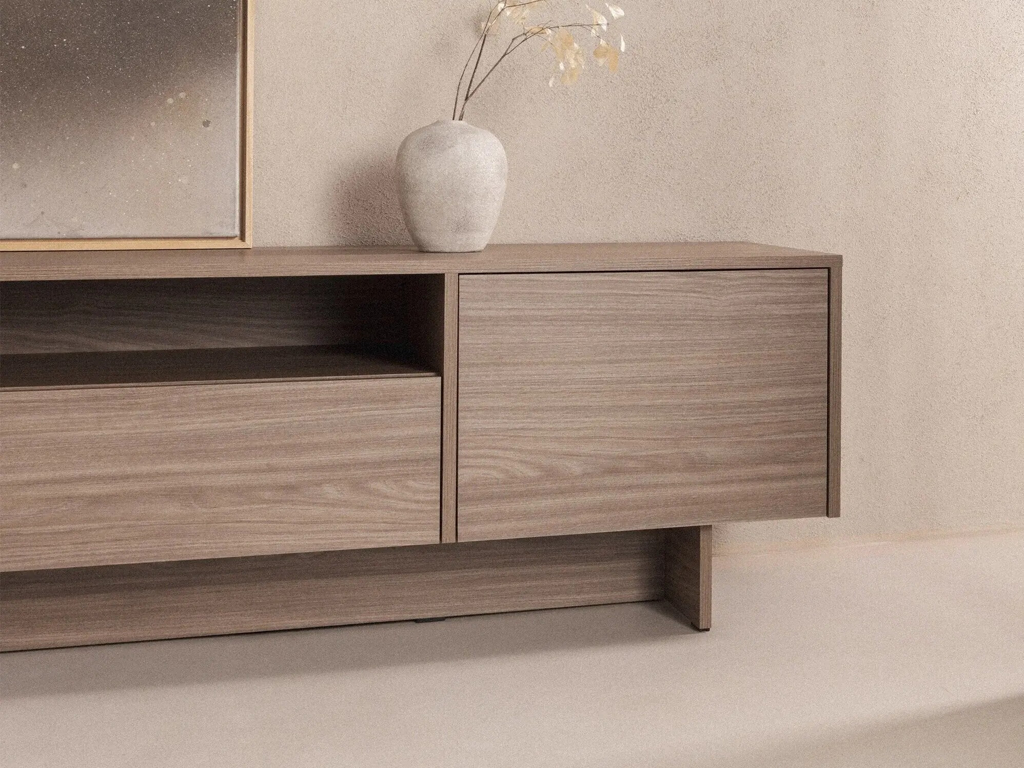 TV-állvány Sosone 103 (Sötét tölgy)