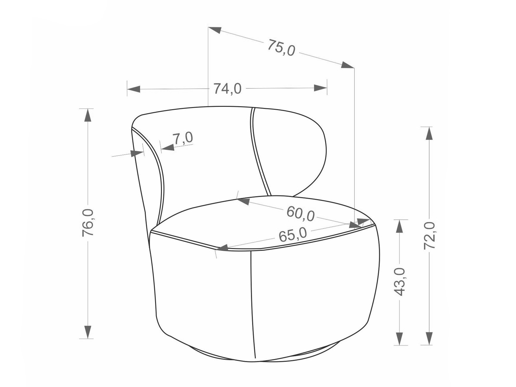 Fotel Houston 2098 (Bézs)