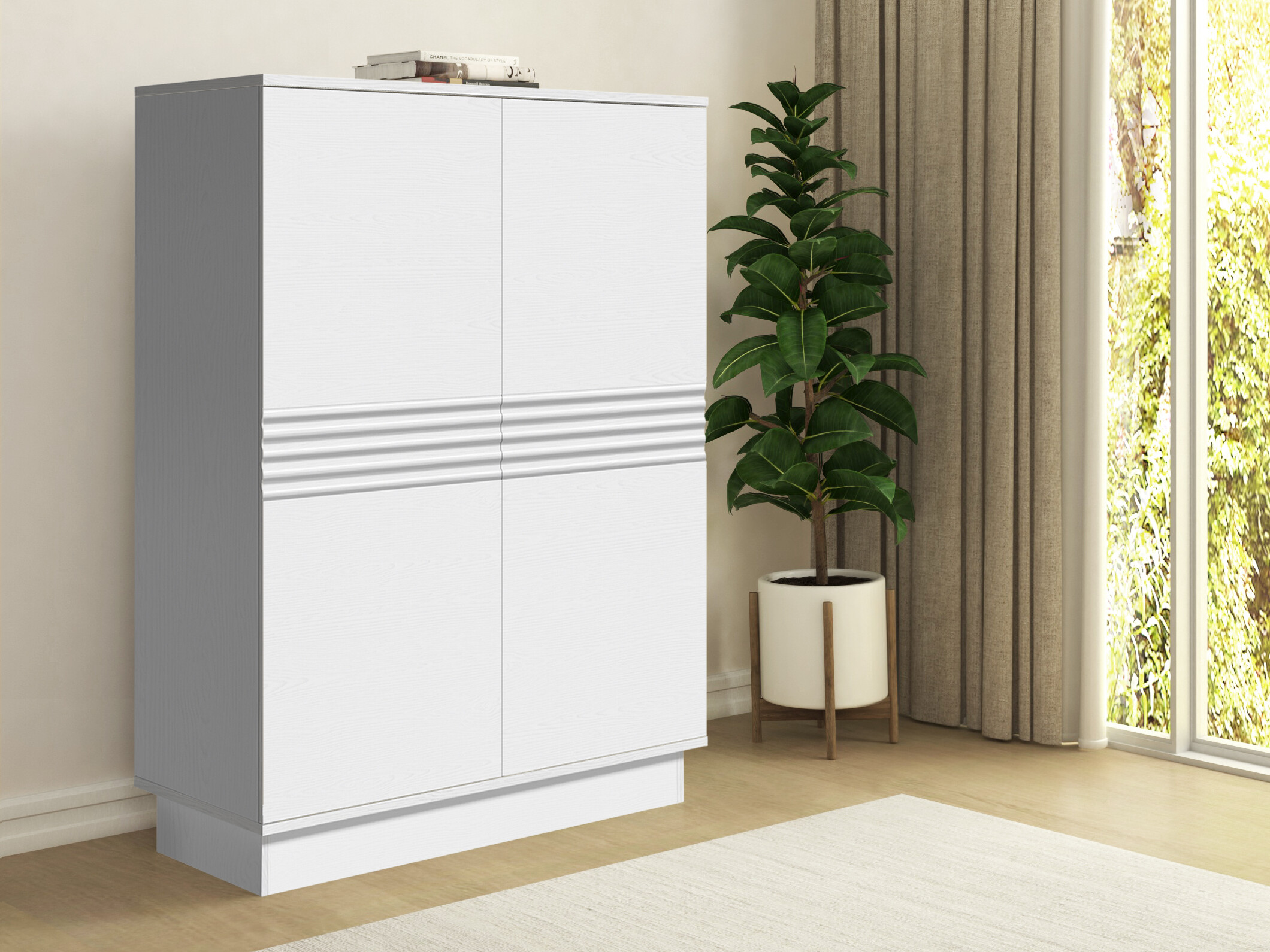 Szekrény Denton 1528 (Fehér)