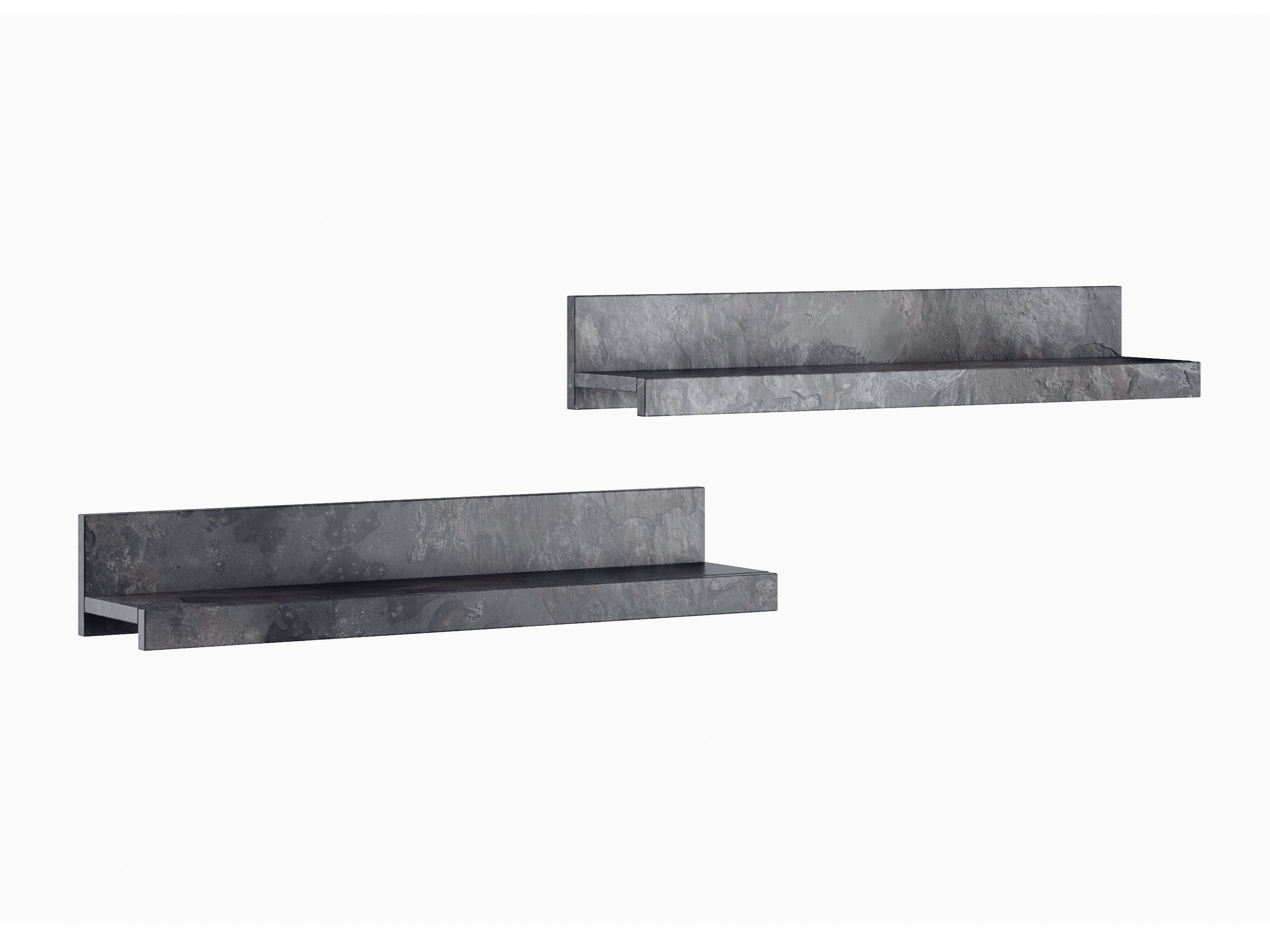 Függő polc szettek Torvire 105 (Sötét beton)
