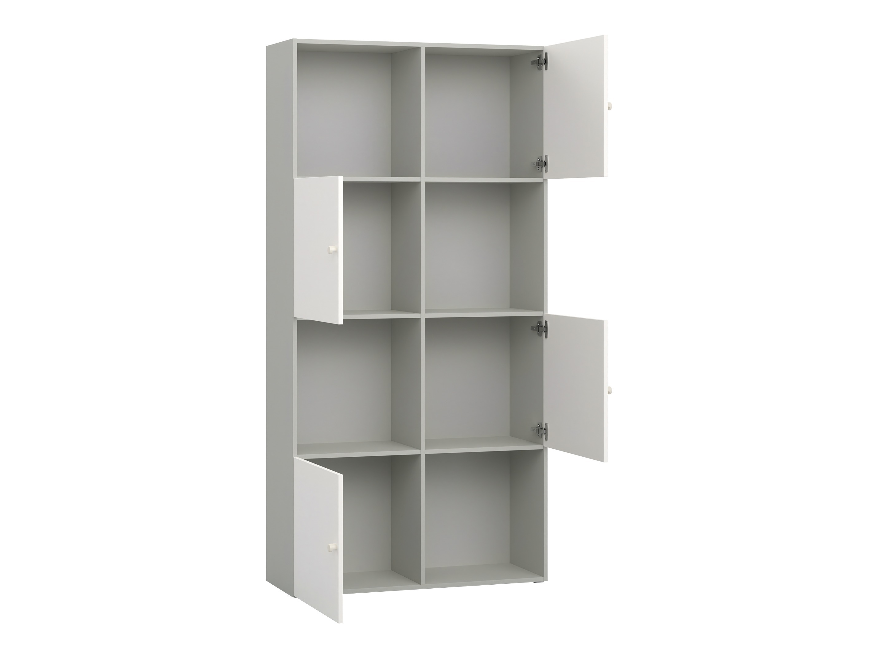 Könyvespolc Tornolo 120 (Szürke + Fehér)