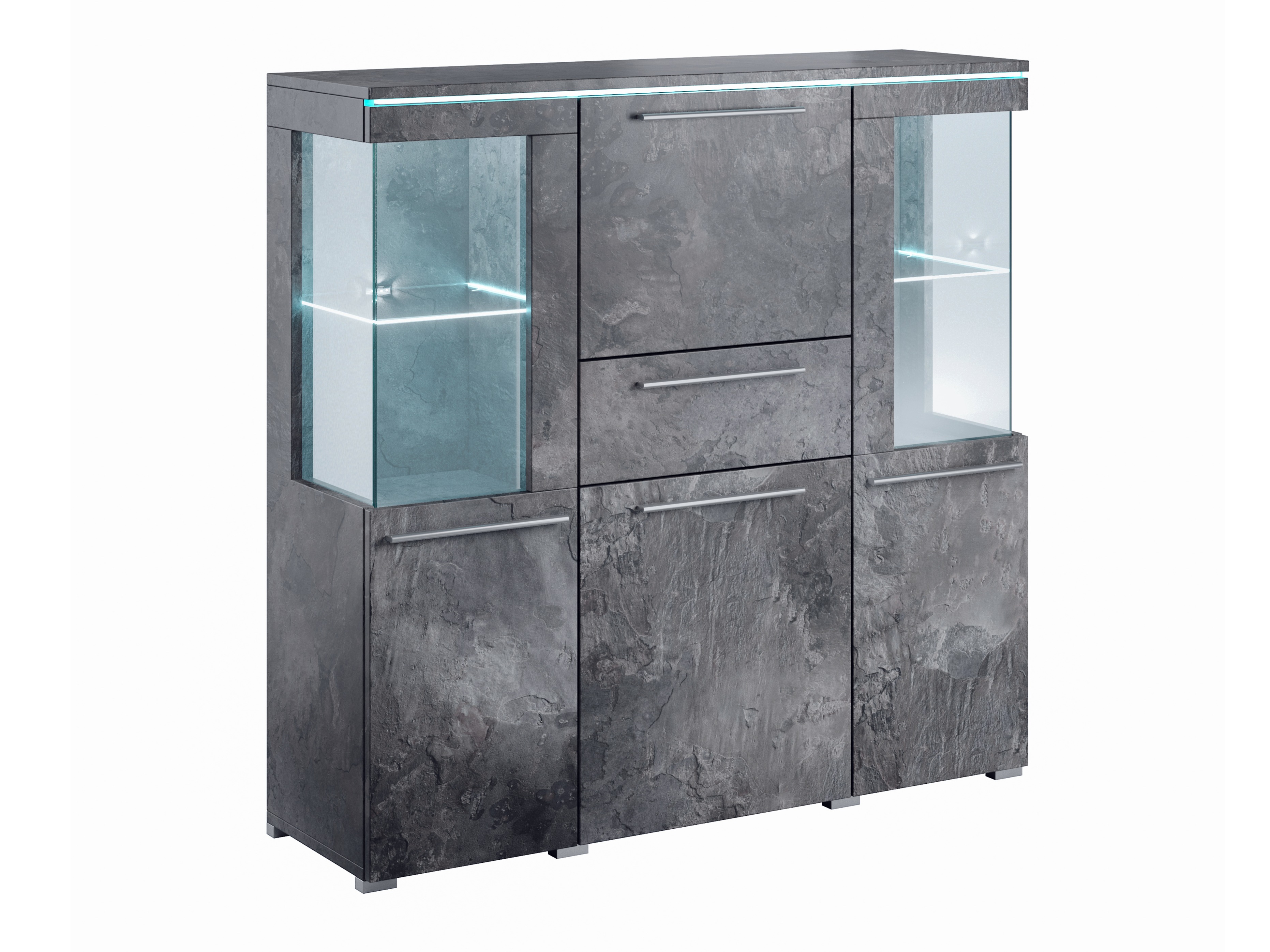 Komód Torvire 115 (Sötét beton)