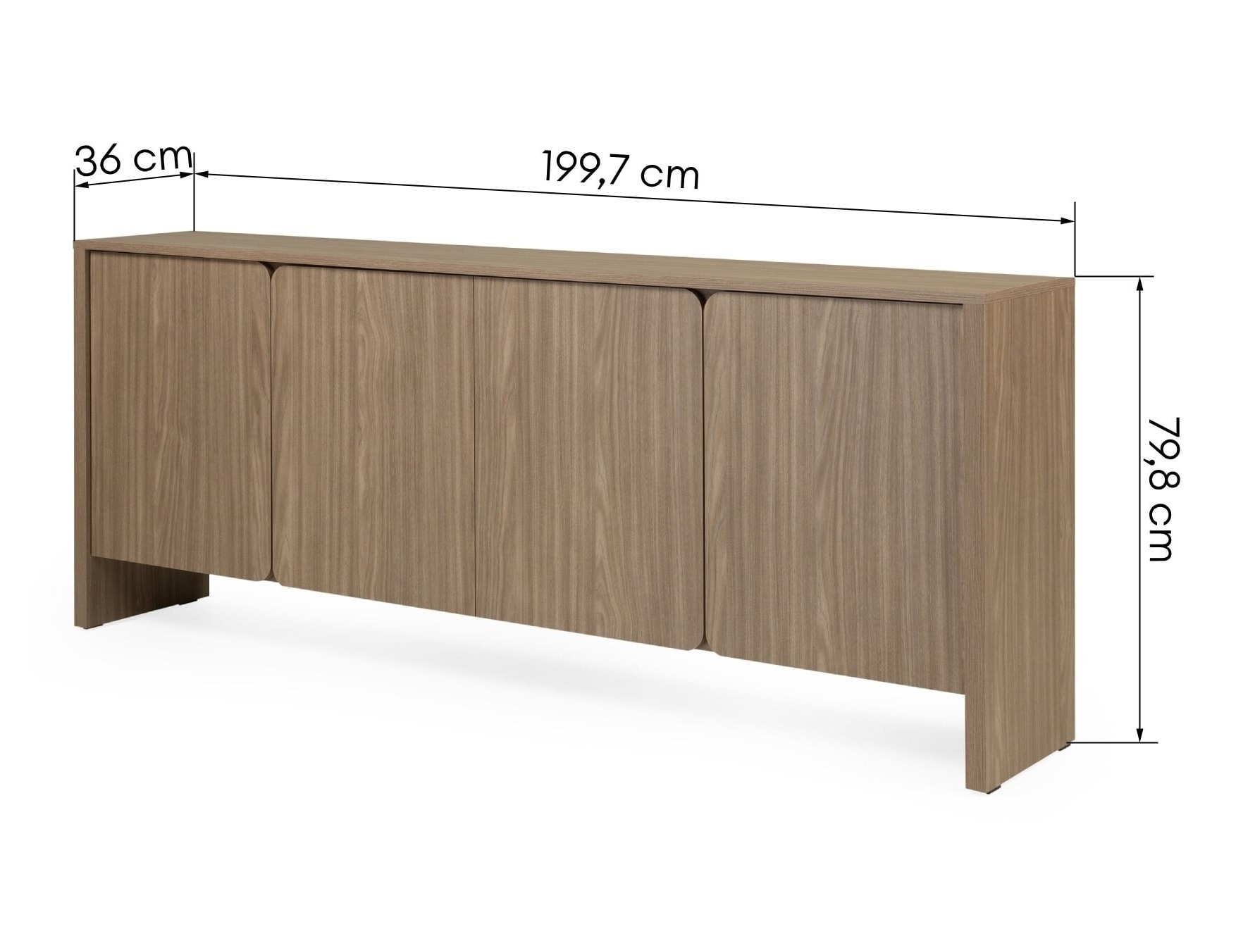 Szekrény Burleson 613 (Tölgy)