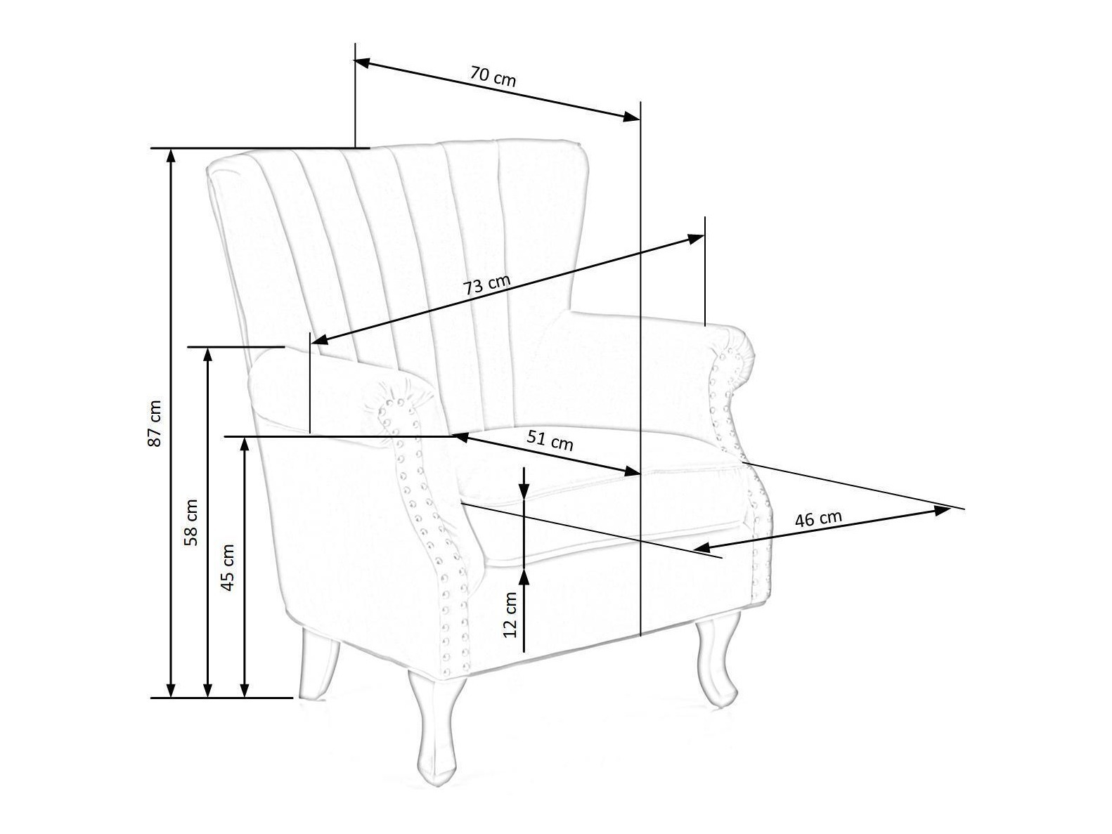 Fotel Houston 1105 (Sötétkék)
