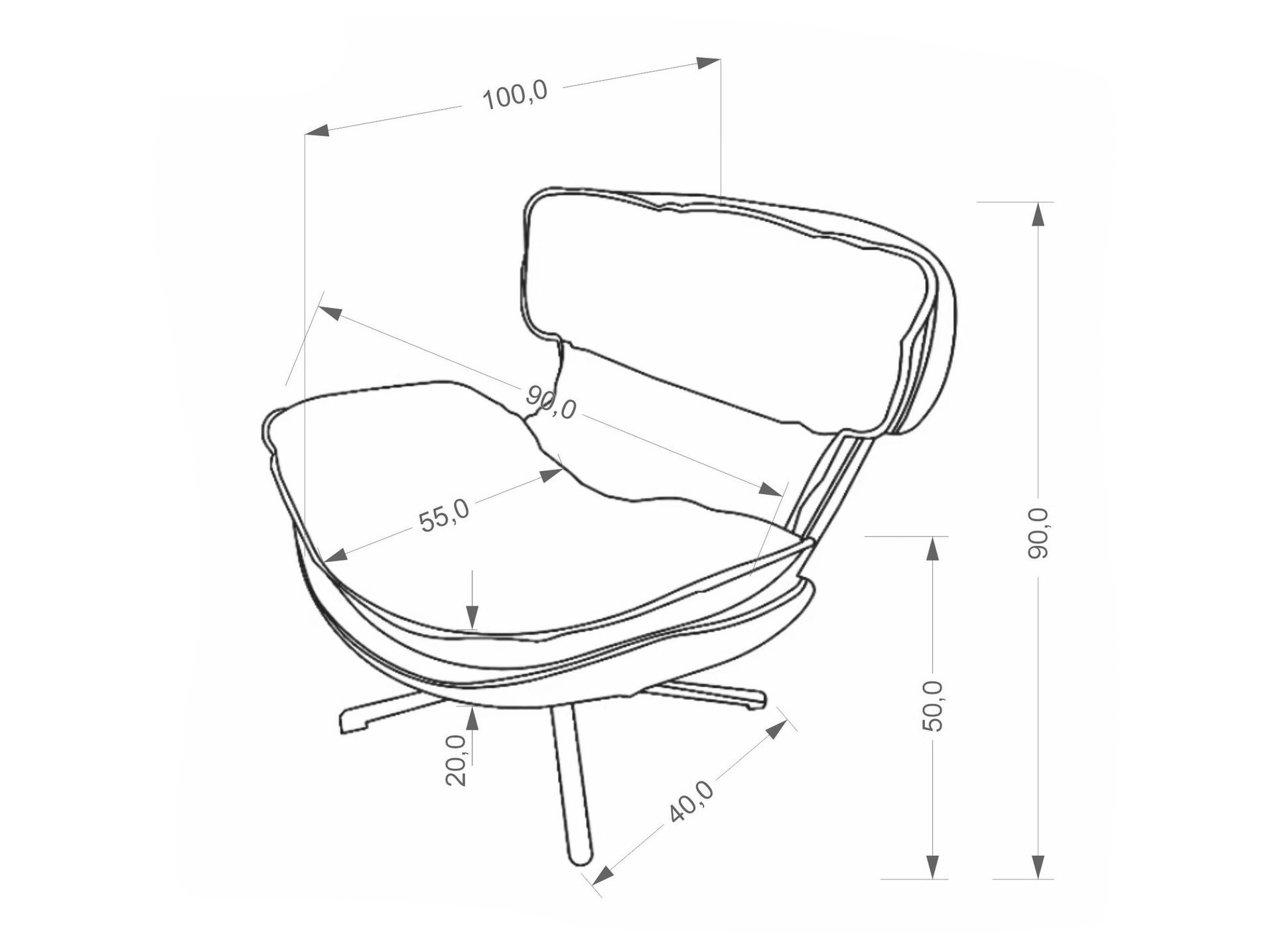 Fotel Houston 2107 (Bézs)