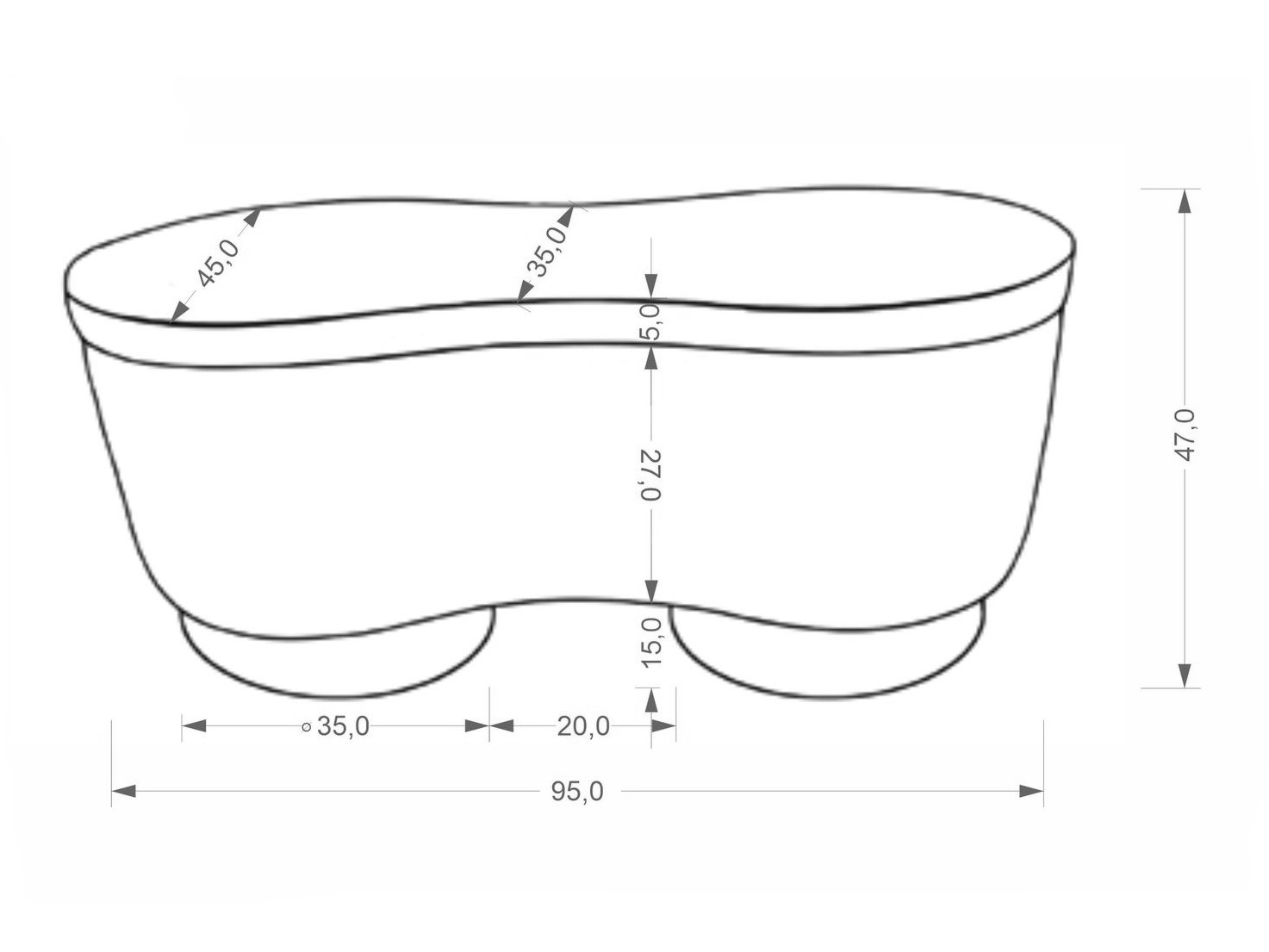 Kárpitozott pad Houston 2110 (Bézs)
