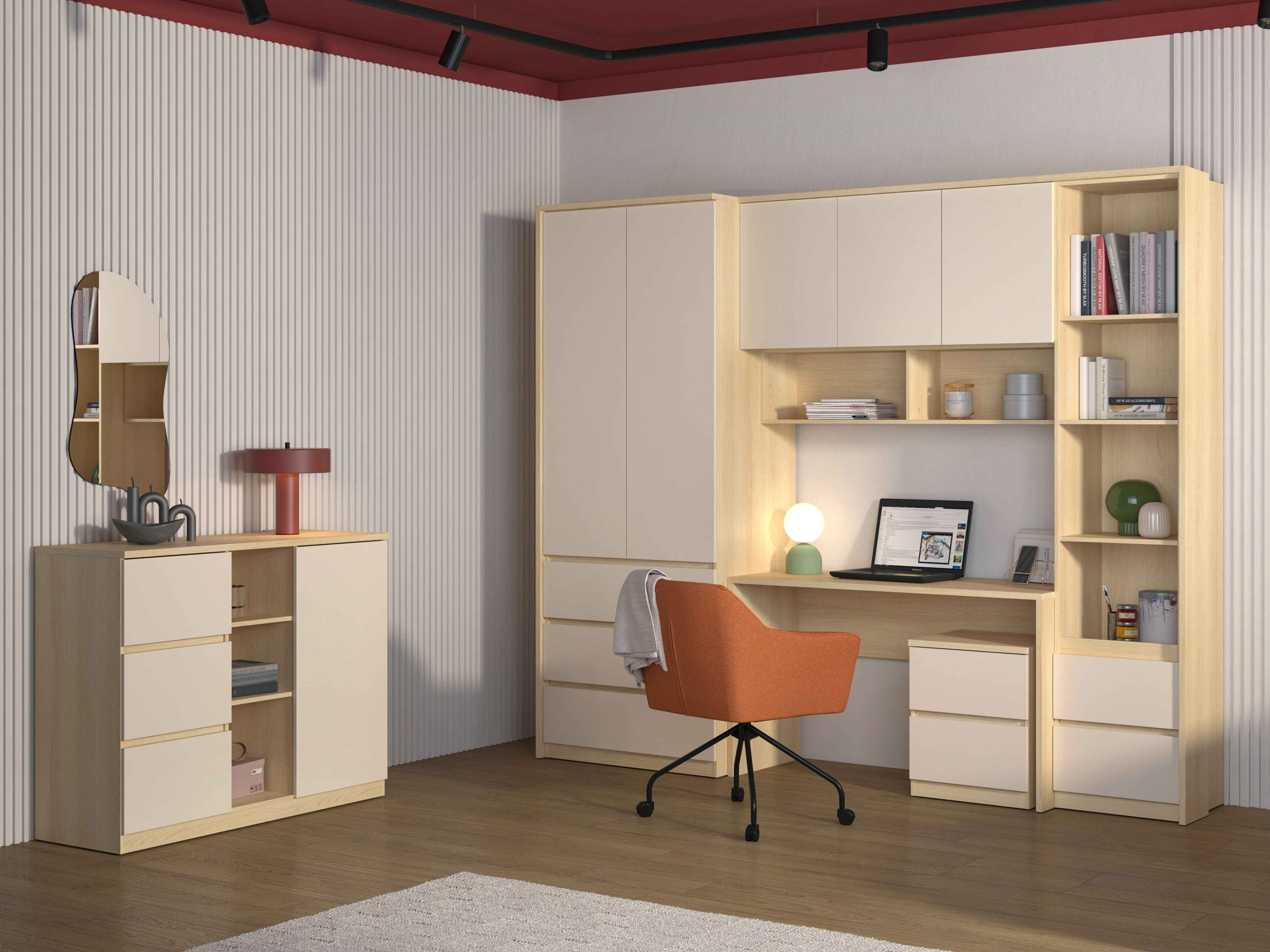 Komód Nolcala 109 (Tölgy + Bézs)