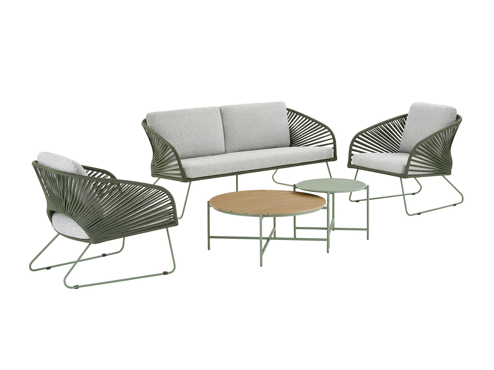 Kerti bútor Brea 298 (Szürke + Zöld)