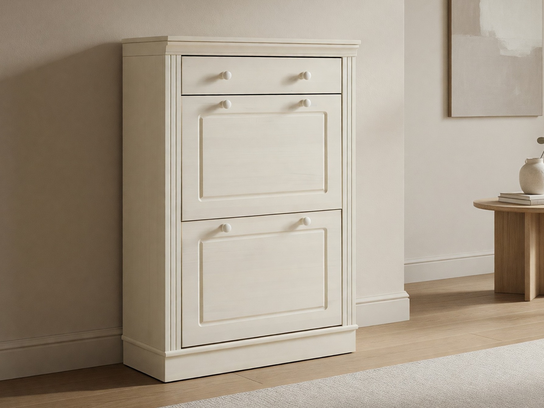 Cipőtároló Saltoro 132 (Fehér)