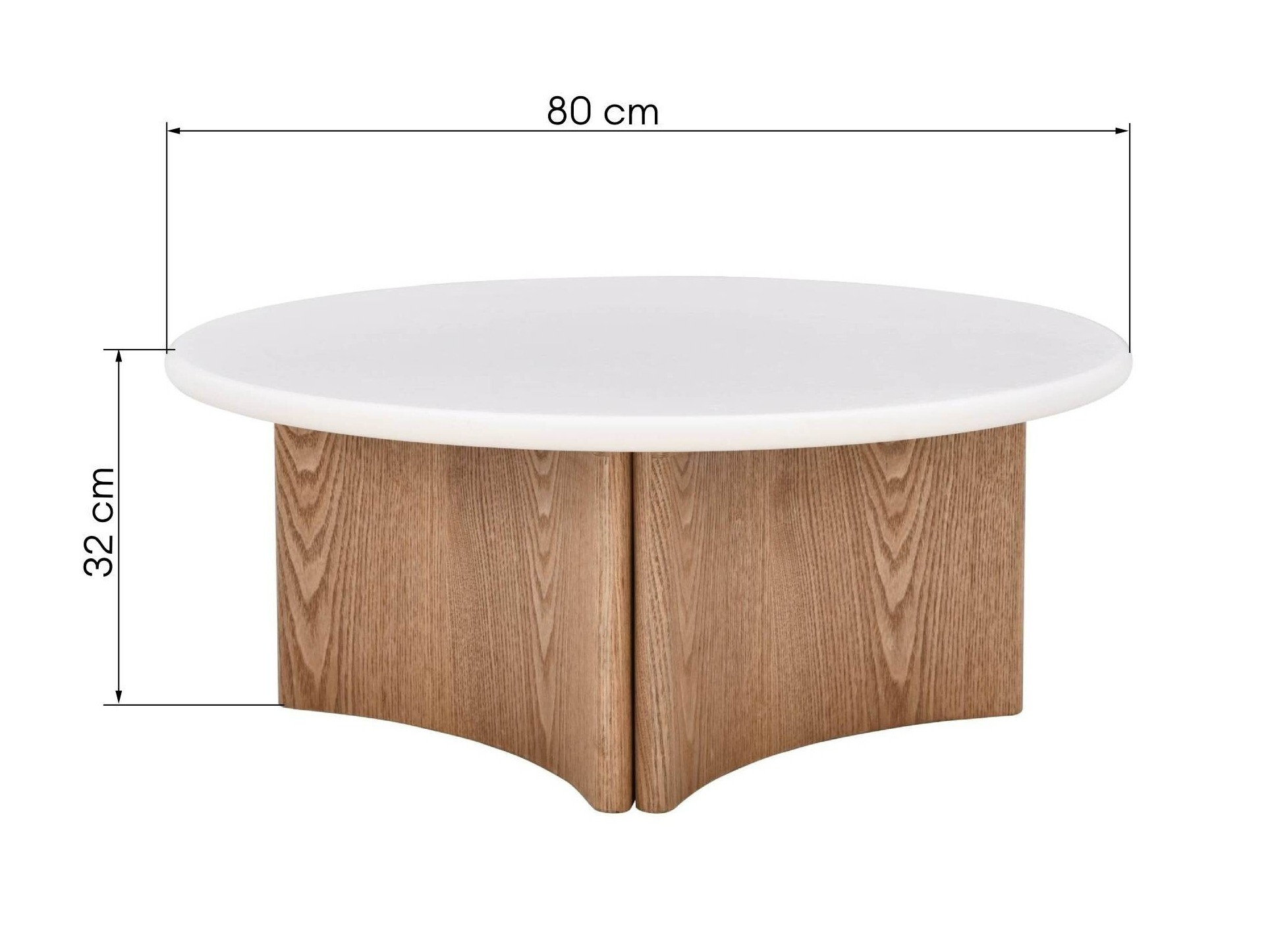 Dohányzóasztal Burleson 634 (Tölgy)