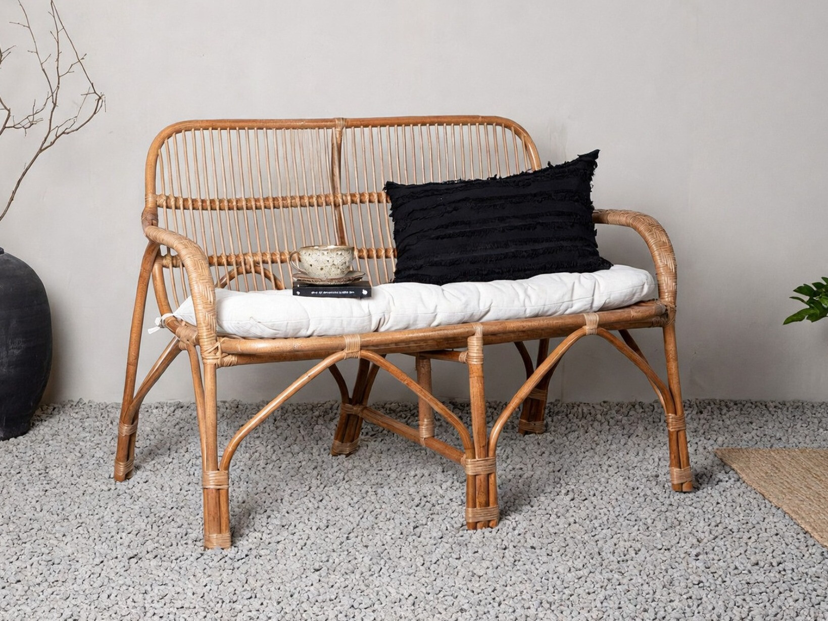 Kerti kanapé Dallas 5200 (Világosbarna)