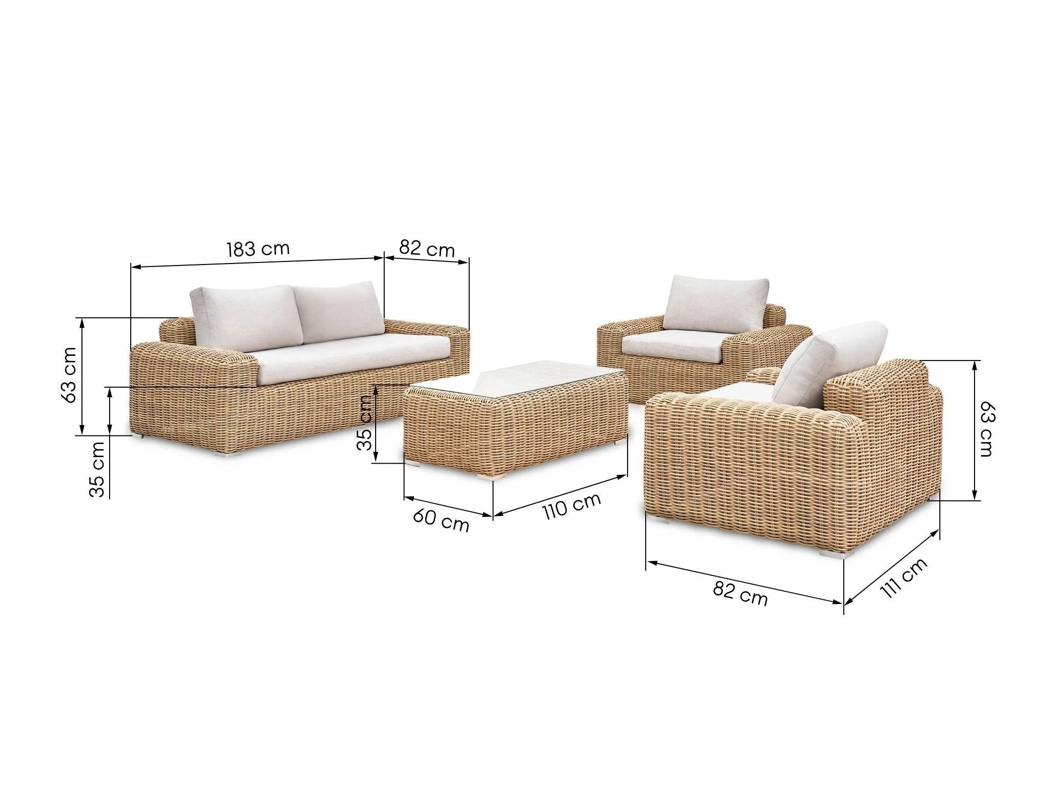 Kerti bútor Burleson 647