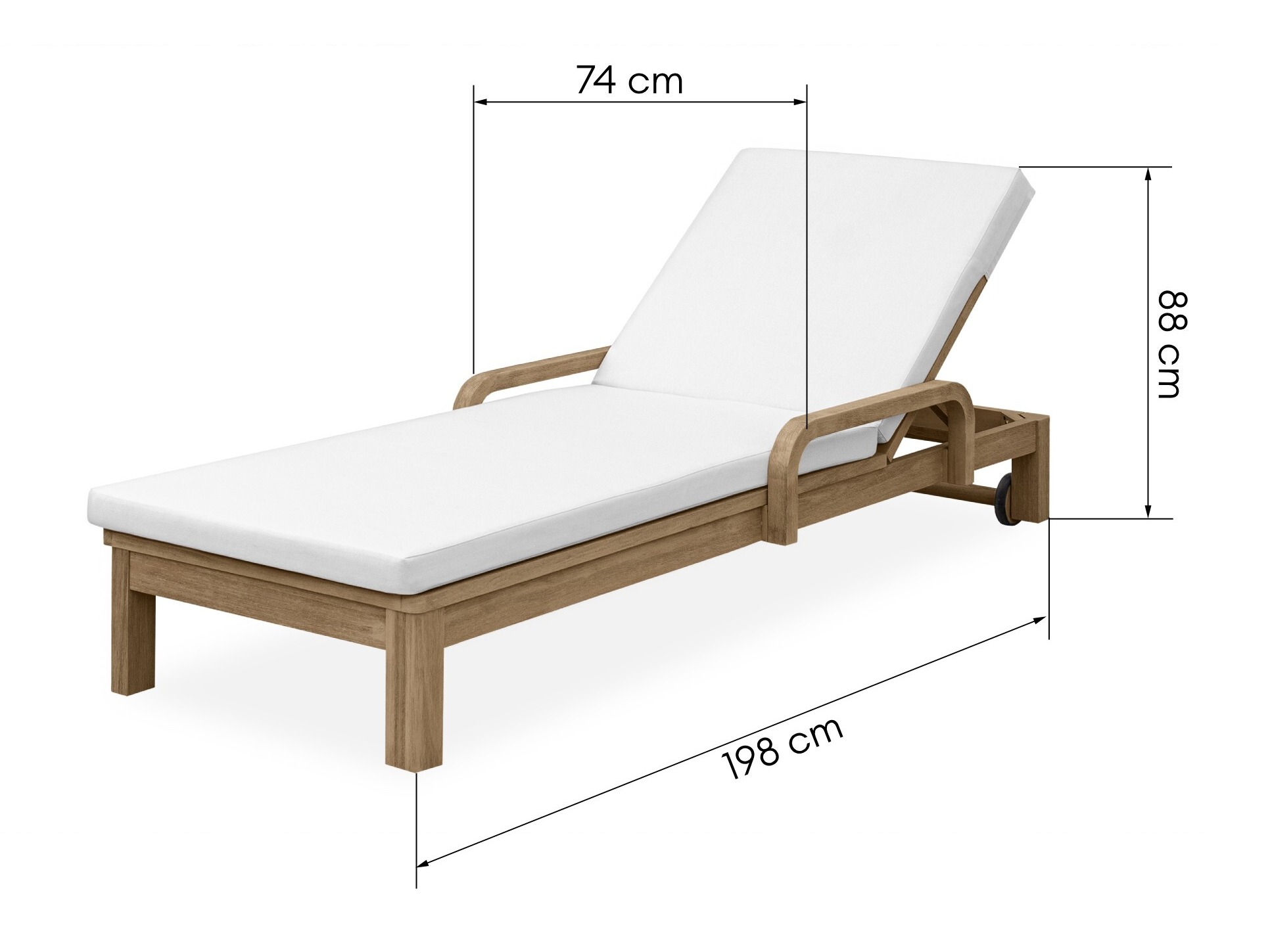 Kerti napozóágy Burleson 645