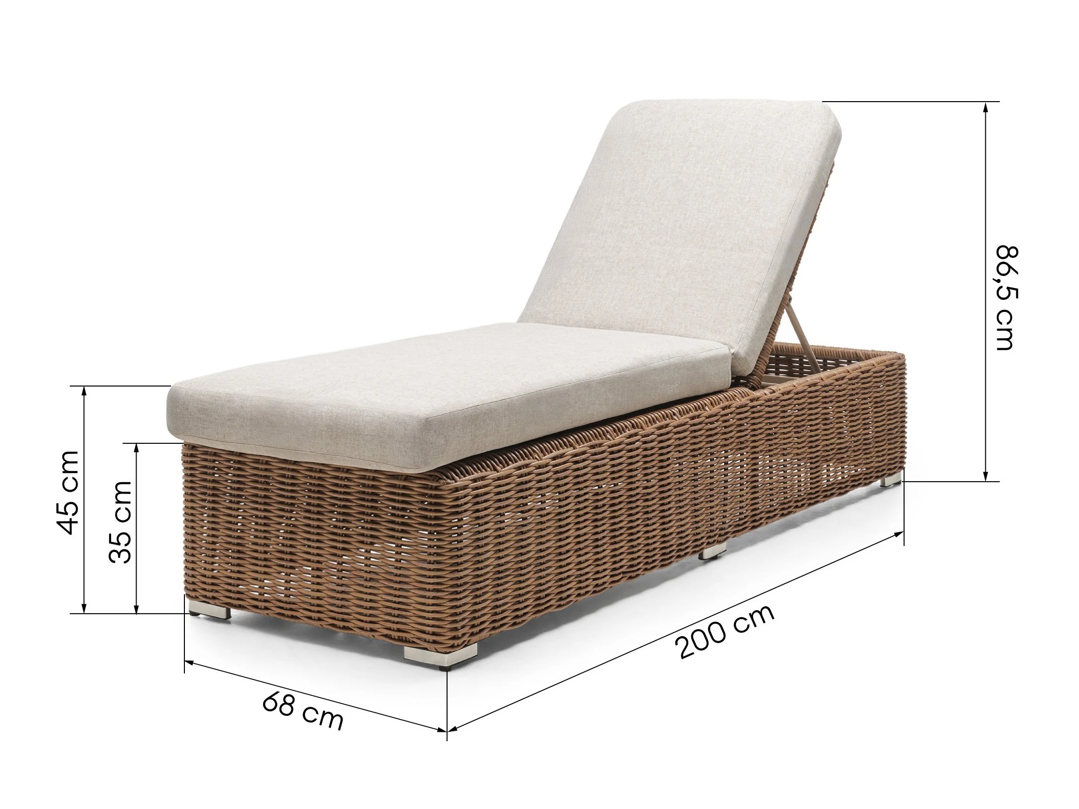 Kerti napozóágy Burleson 649