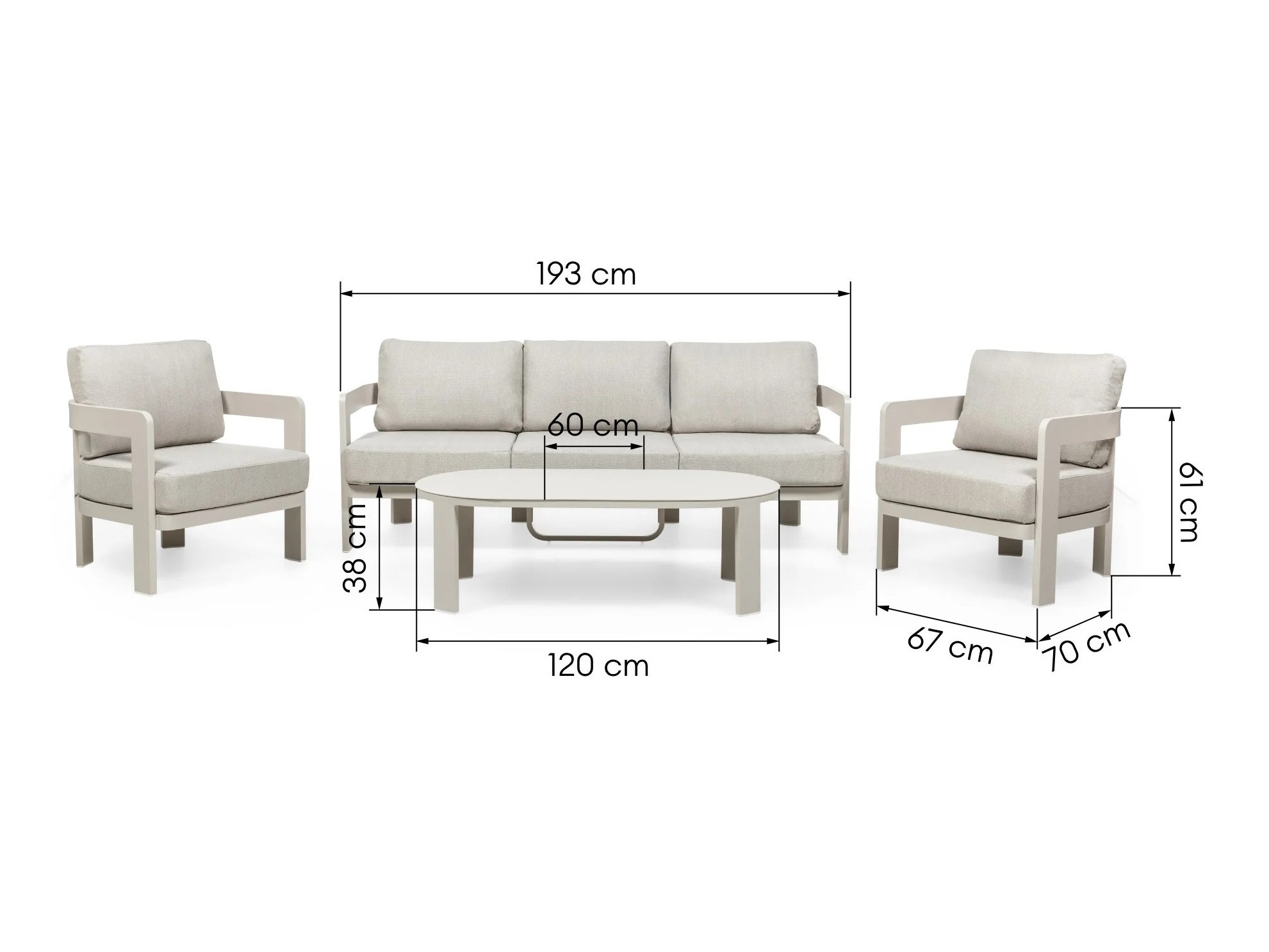 Kerti bútor Burleson 654