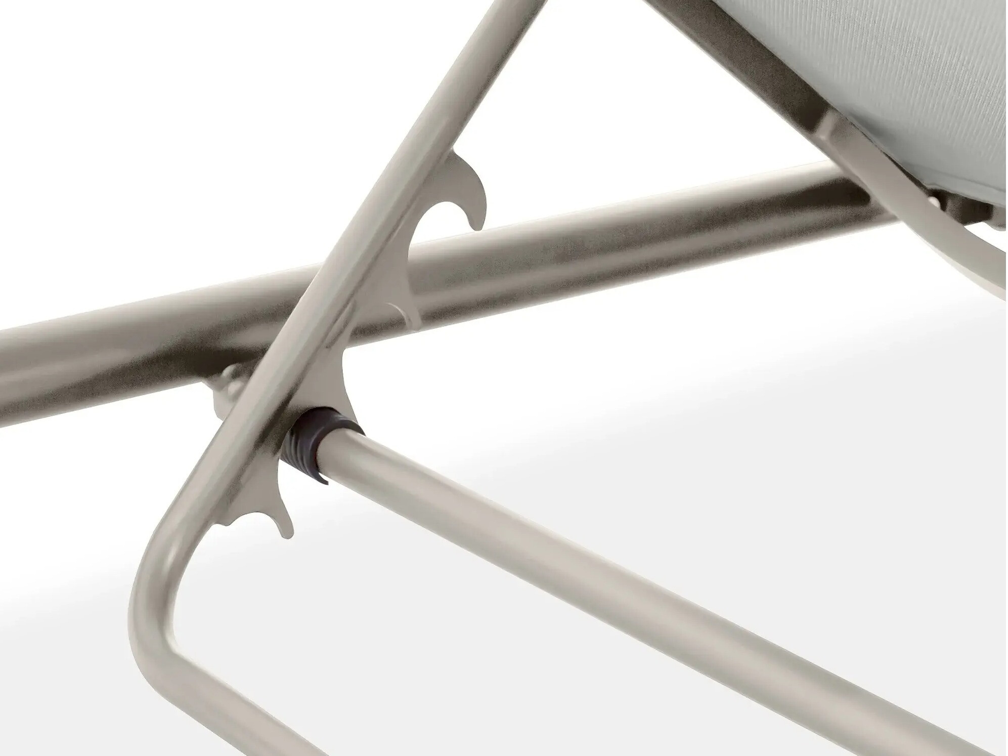 Kerti napozóágy Burleson 653 (Világosszürke + Világos bézs)