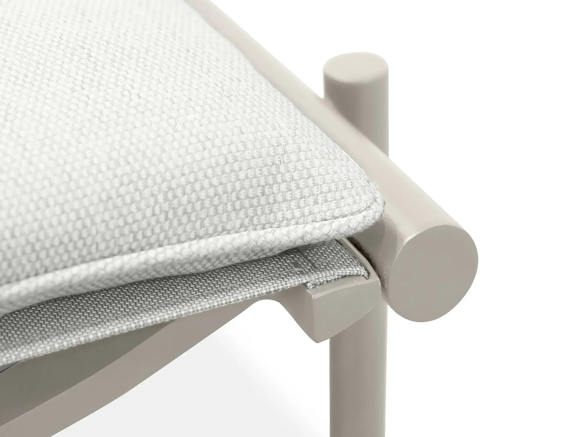 Kerti napozóágy Burleson 653 (Világosszürke + Világos bézs)