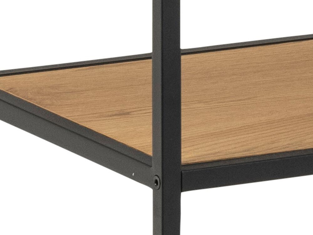 Könyvespolc Norsica Sevferi 153 (Fekete + Vad tölgy)