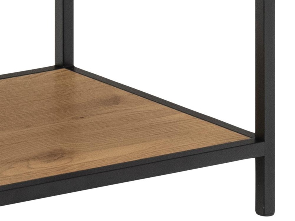 Könyvespolc Norsica Sevferi 153 (Fekete + Vad tölgy)