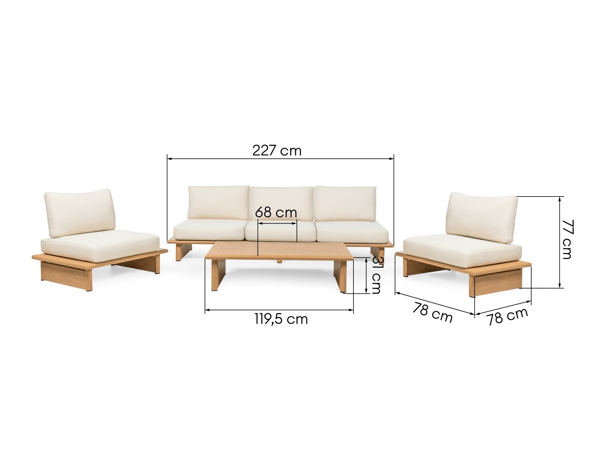 Kerti bútor Burleson 658