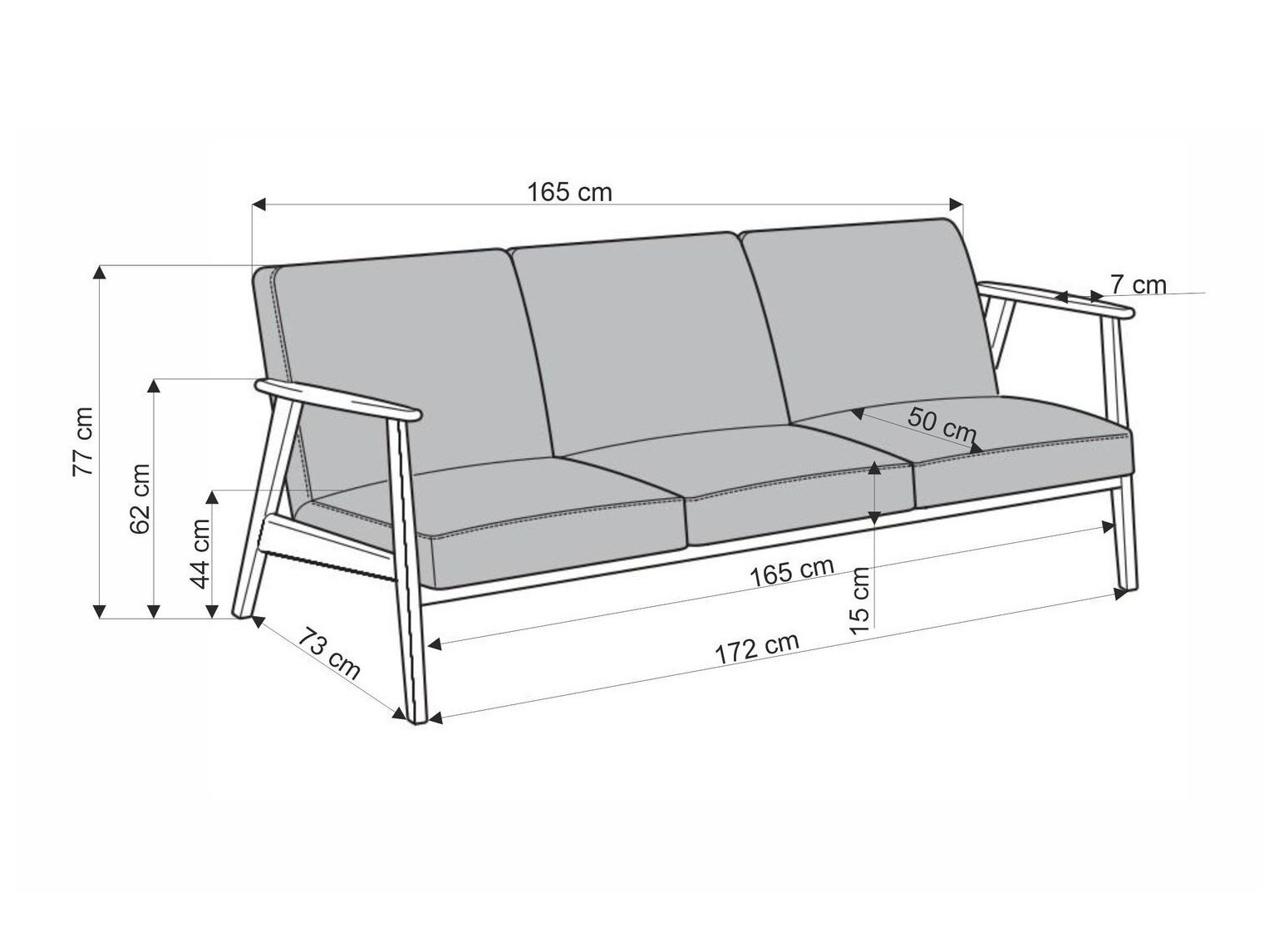 Kanapé Houston 2117 (Bézs + Dió)