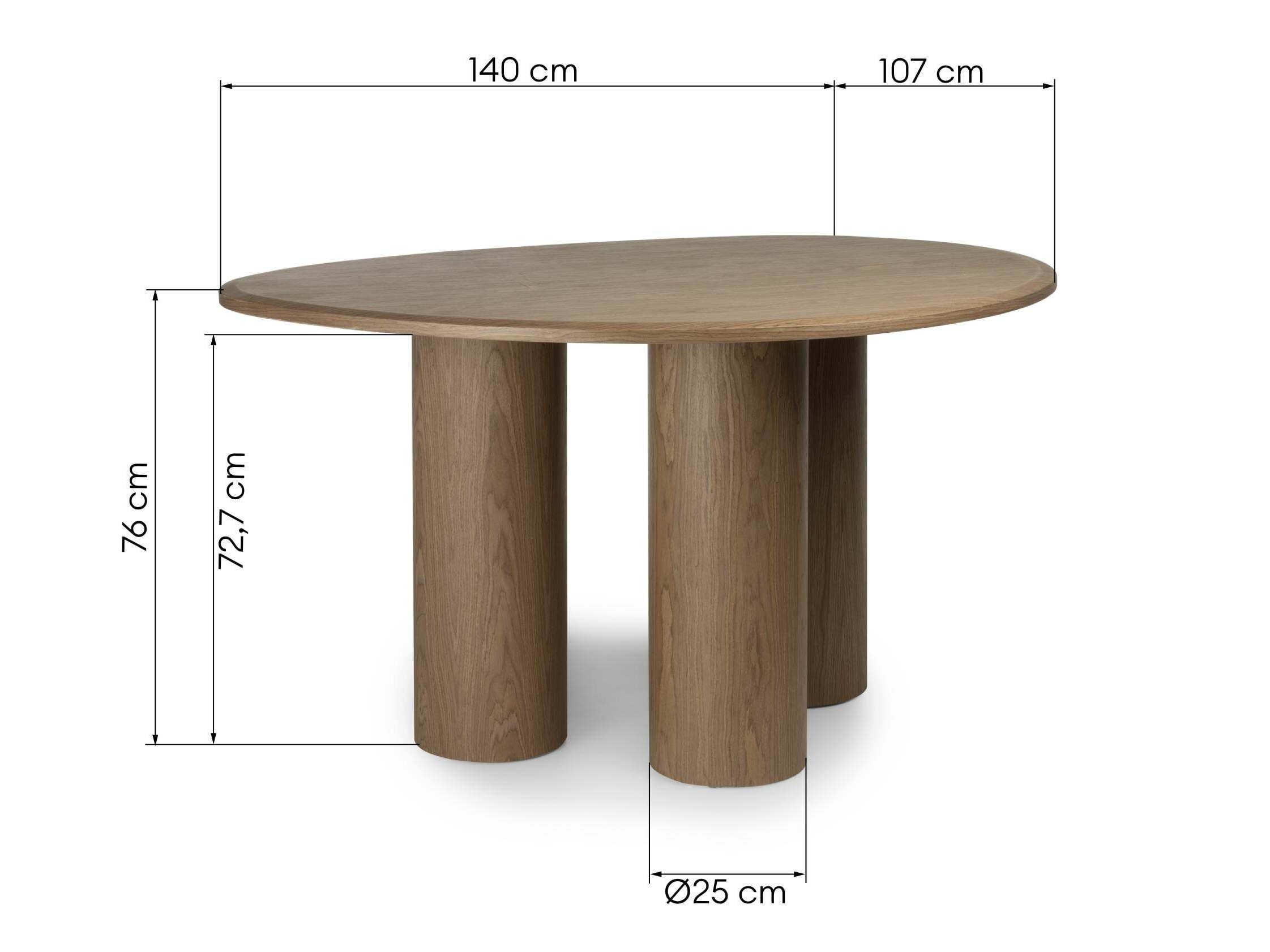 Asztal Burleson 553 (Dió)