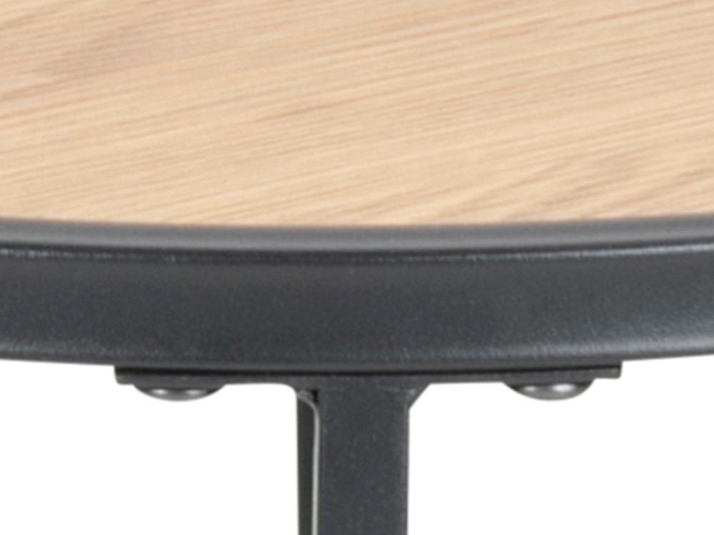 Kisasztal Norsica Sevferi 118 (Vad tölgy + Fekete)