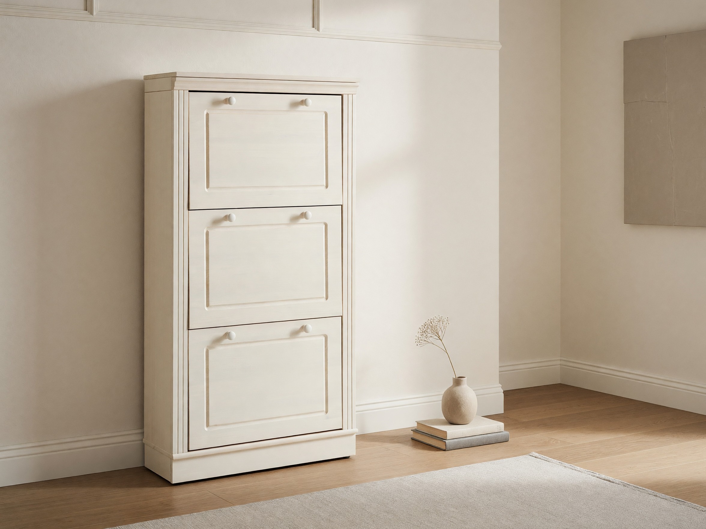 Cipőtároló Saltoro 138 (Fehér)