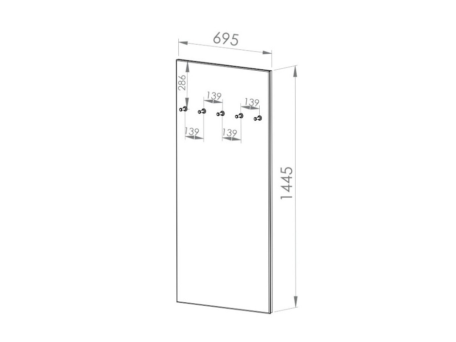 Előszoba garnitúra Fiolevo 105