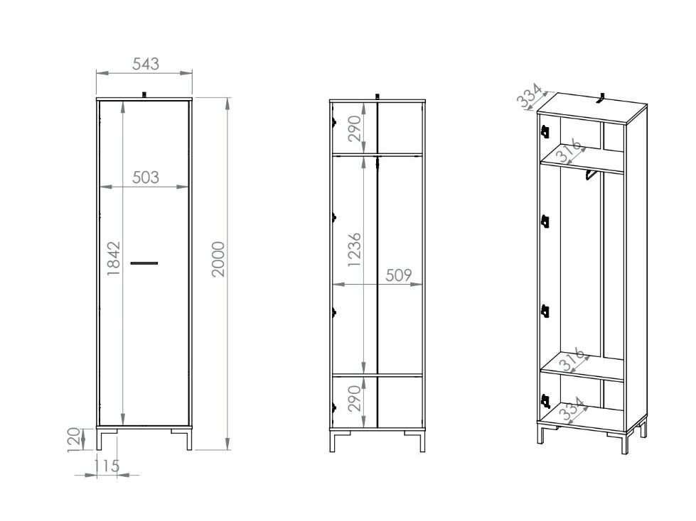 Előszoba garnitúra Fiolevo 106