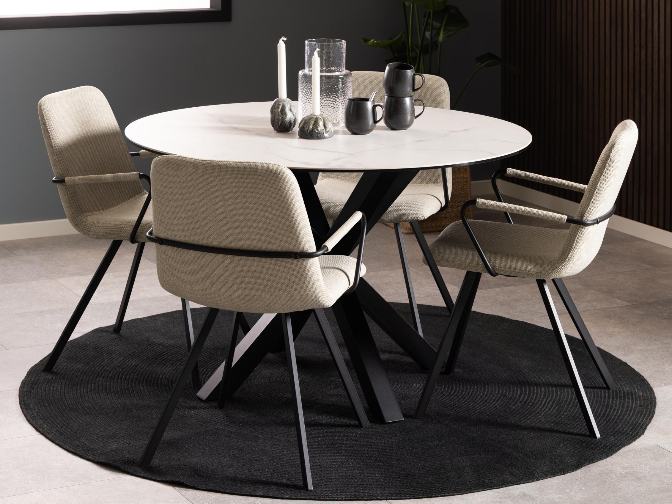 Szék Norsica 681 (Bézs + Fekete)