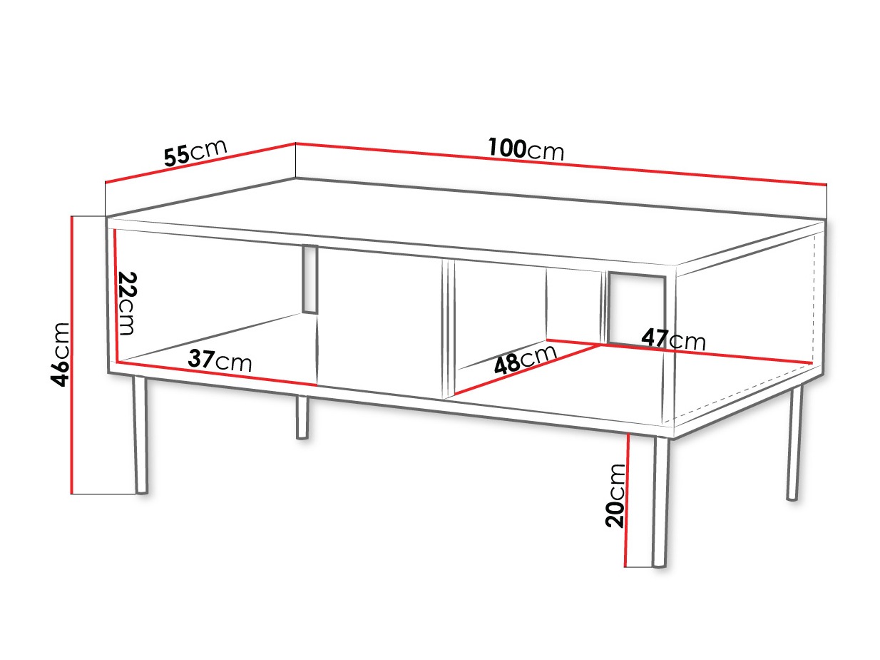 Dohányzóasztal Doctrina I
