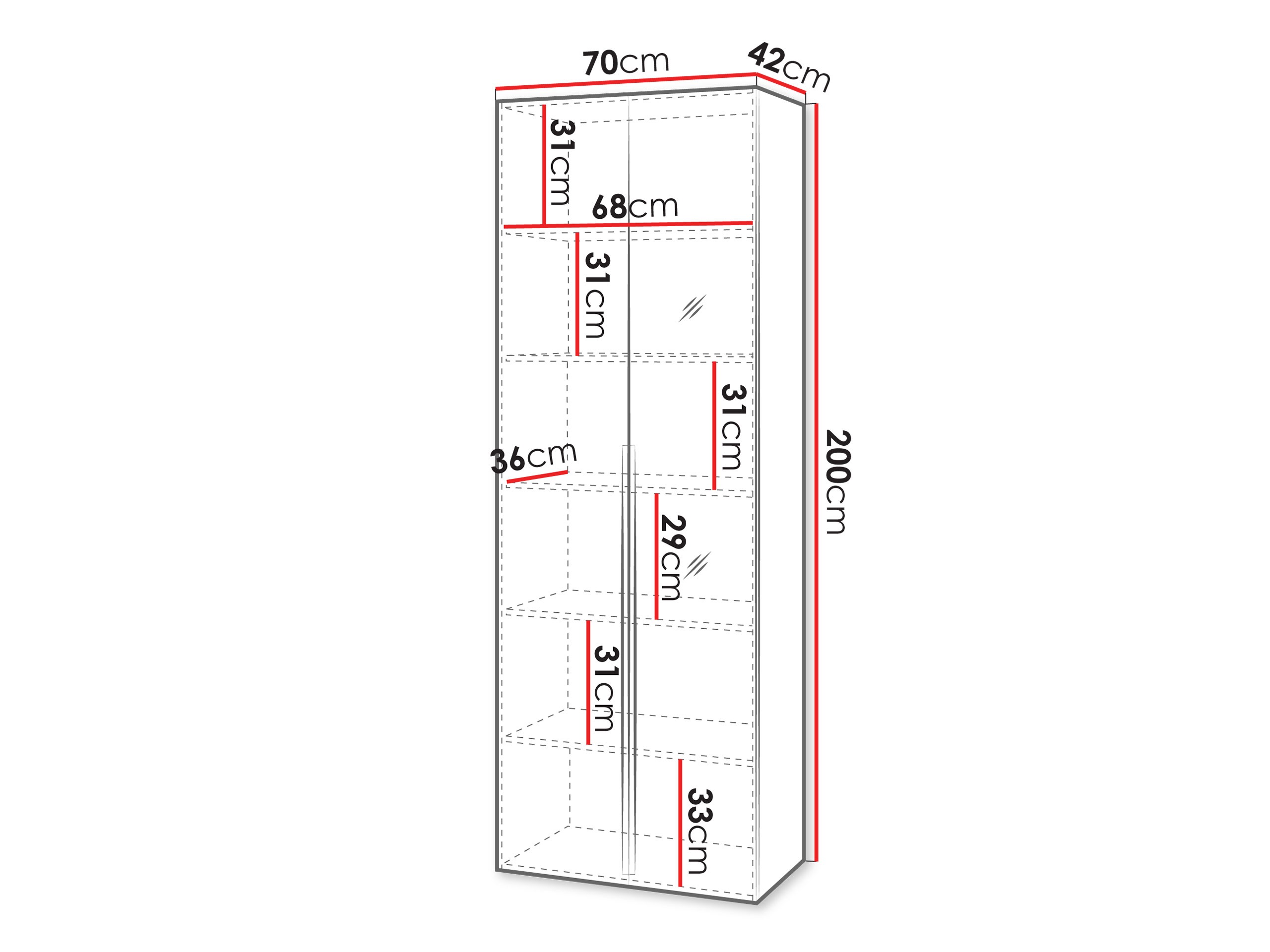 Könyvespolc Comfivo Magister i