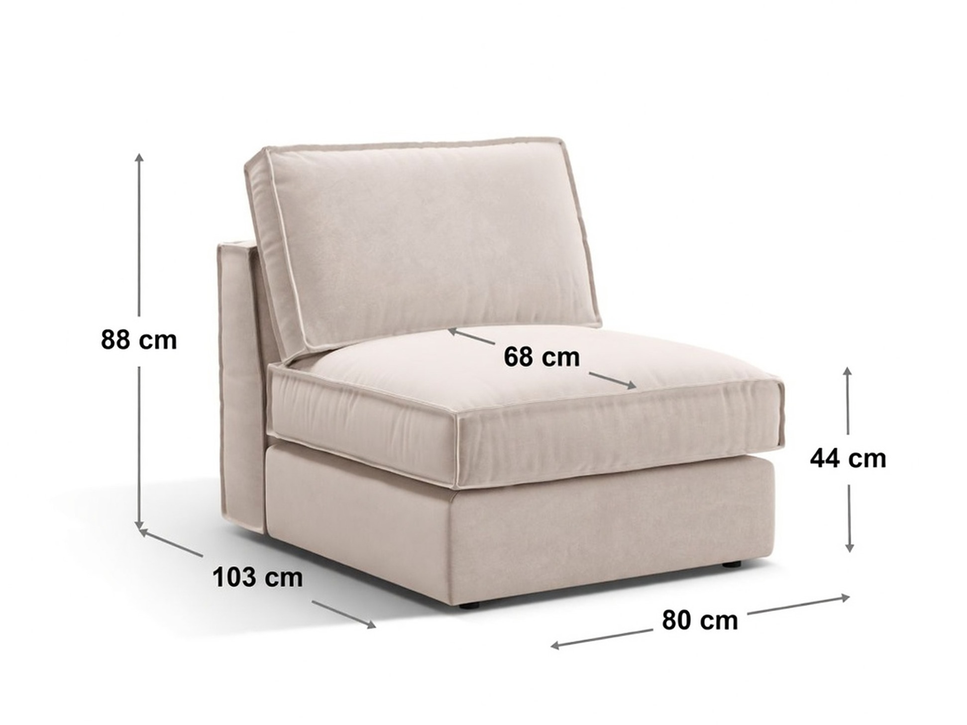 Moduláris fotelek Dalodei 100 (Salvador 01)