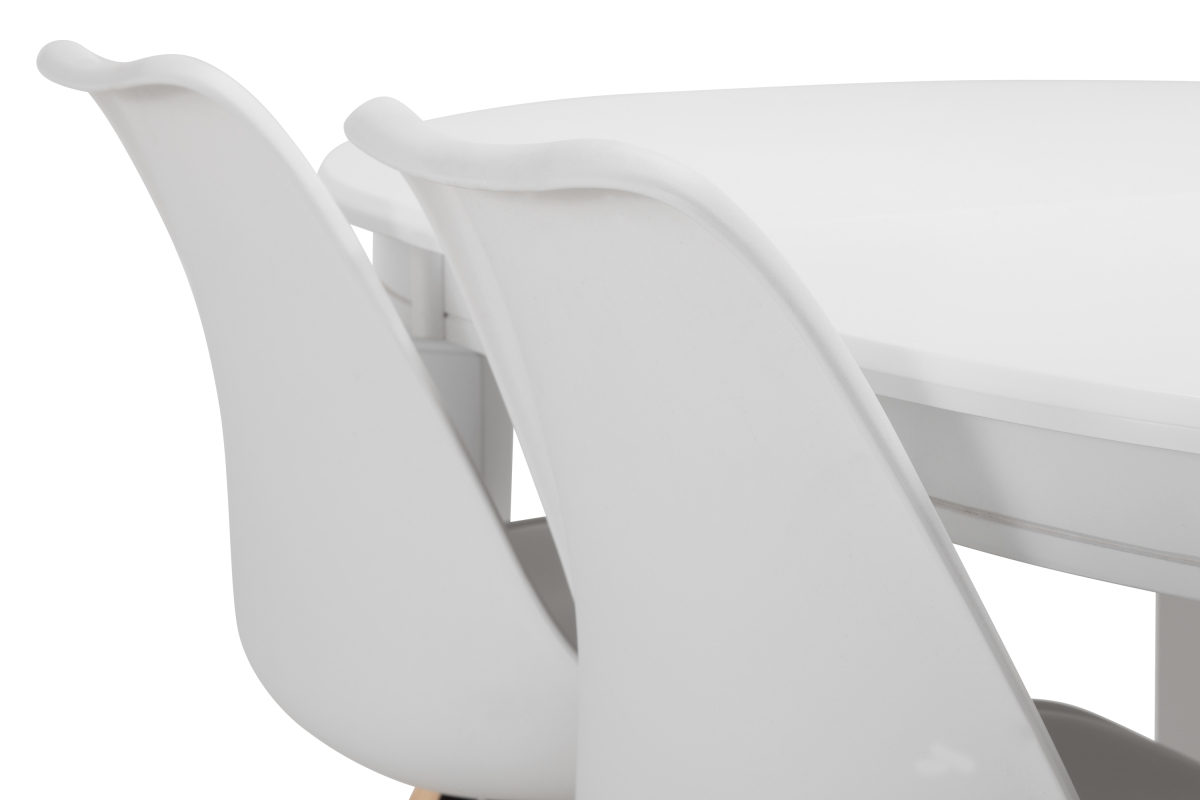 Étkezőgarnitúra Andrarum 174 (Fehér + Barna)