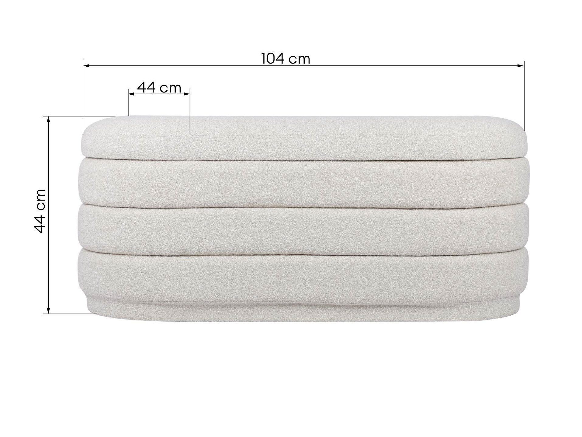 Kárpitozott pad Burleson 710