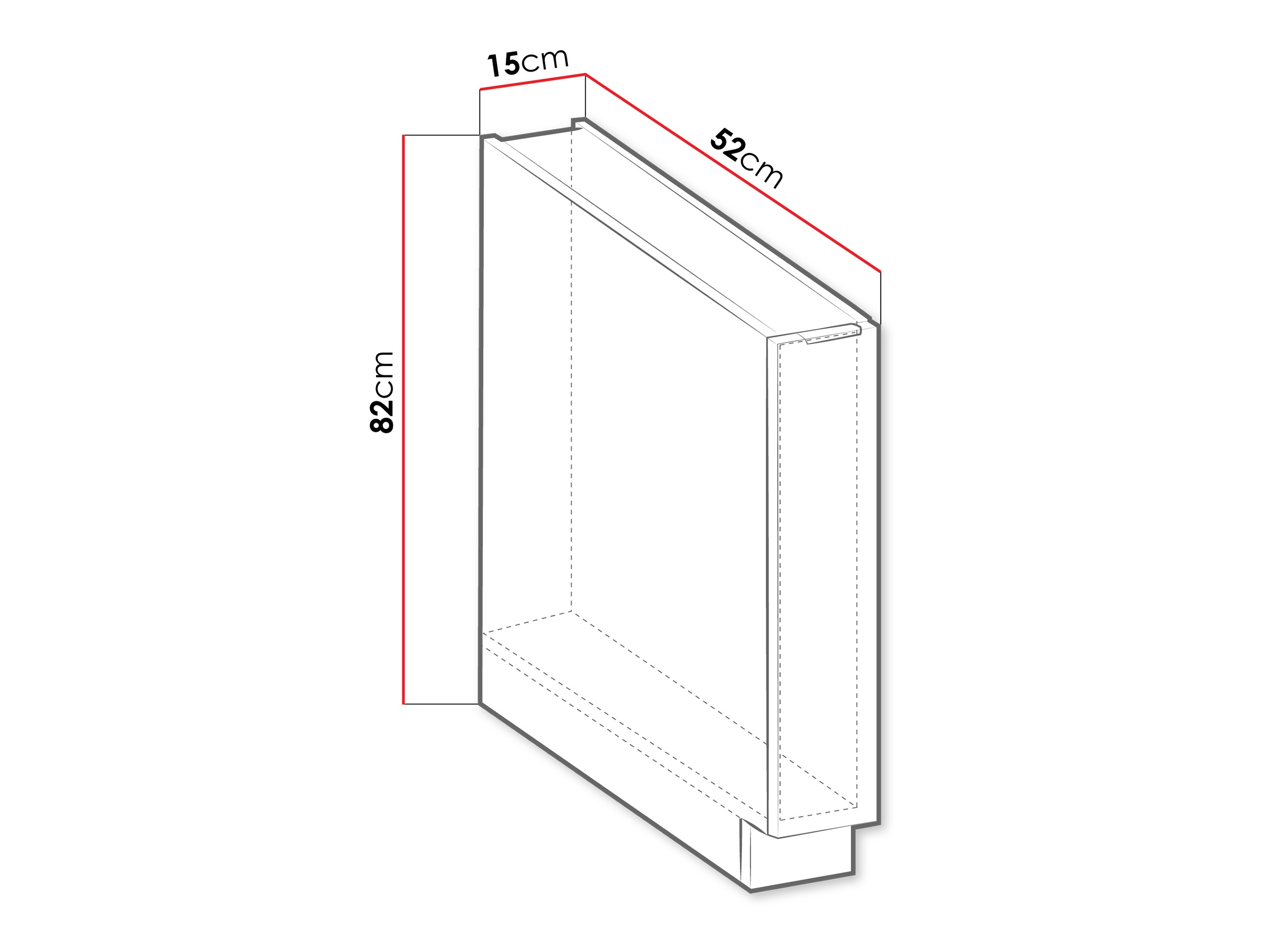 Moduláris szekrény kihúzható fiókkal Sole 101
