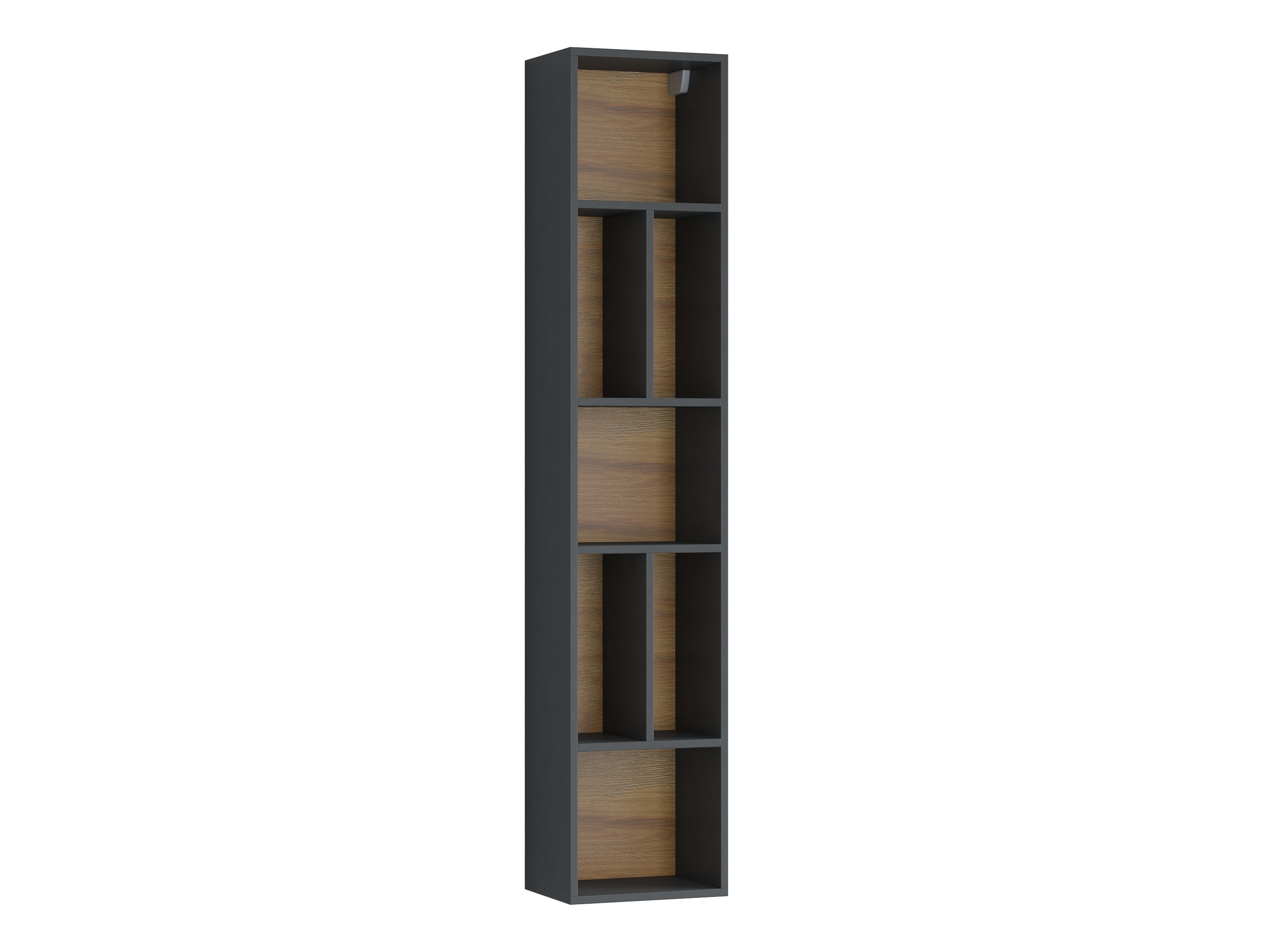 Fali polc Torsone 106 (Antracit + Gloss antracit + Grandson tölgy)