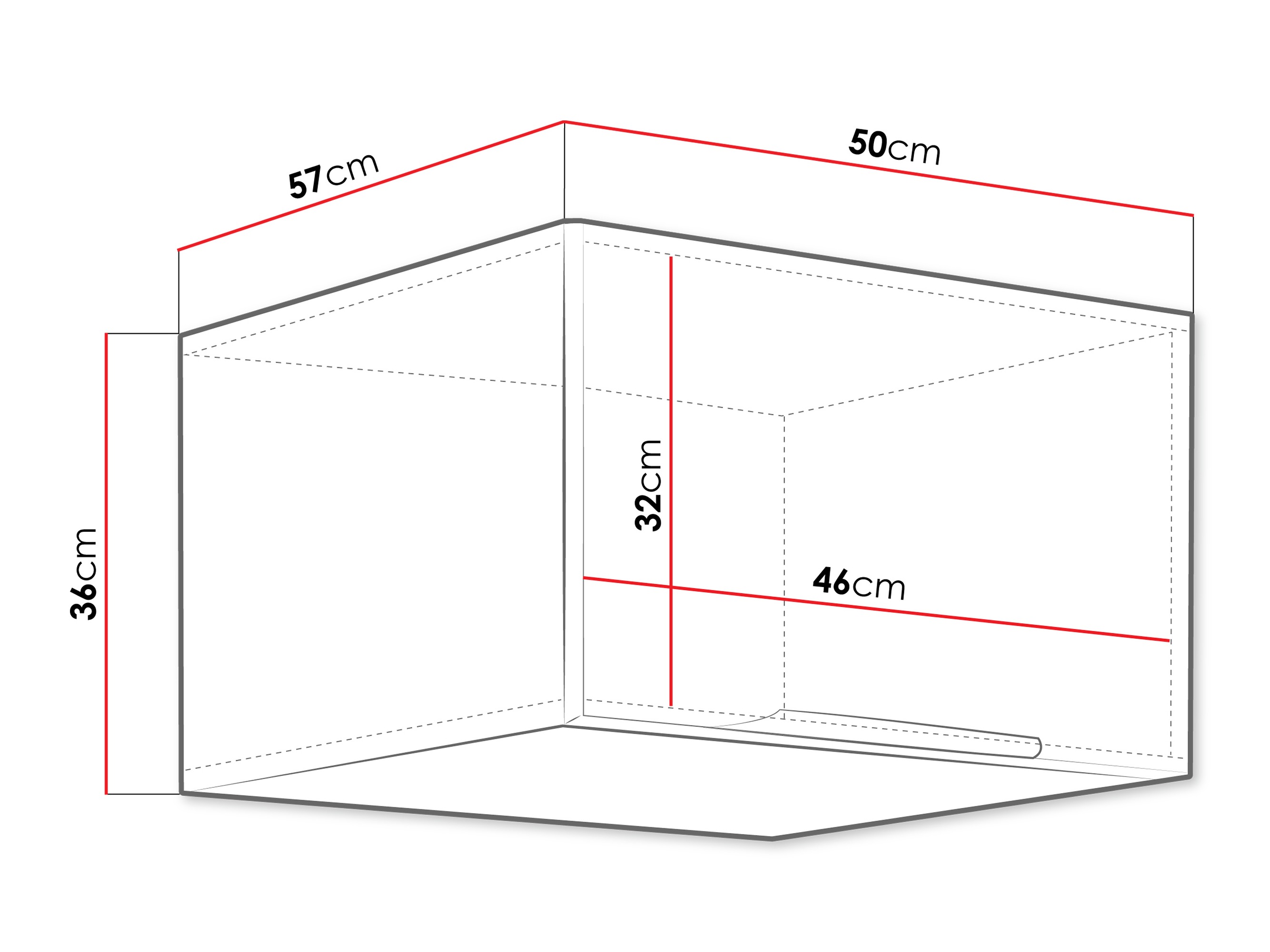 Moduláris fali szekrény Sole 129