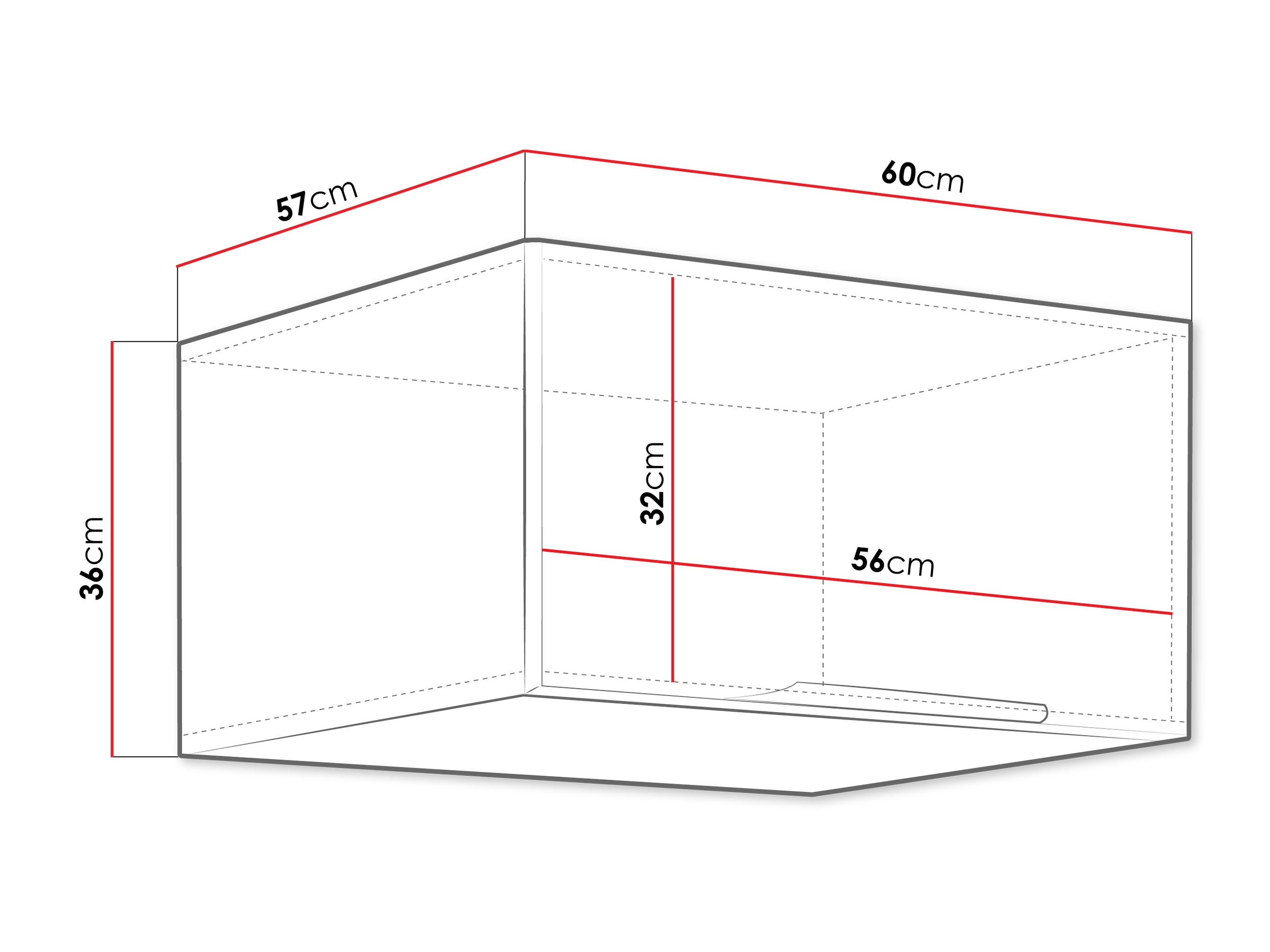 Moduláris fali szekrény Sole 140