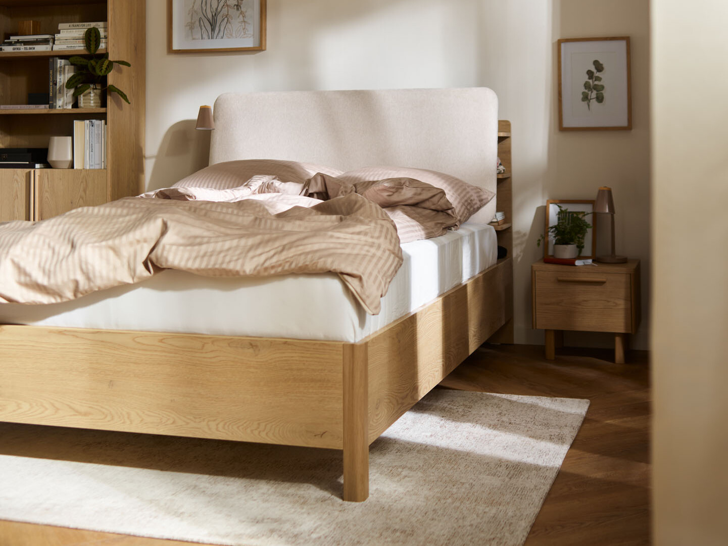 Ágy Ruvcamu 108 (Tölgy + Ekrü fehér)