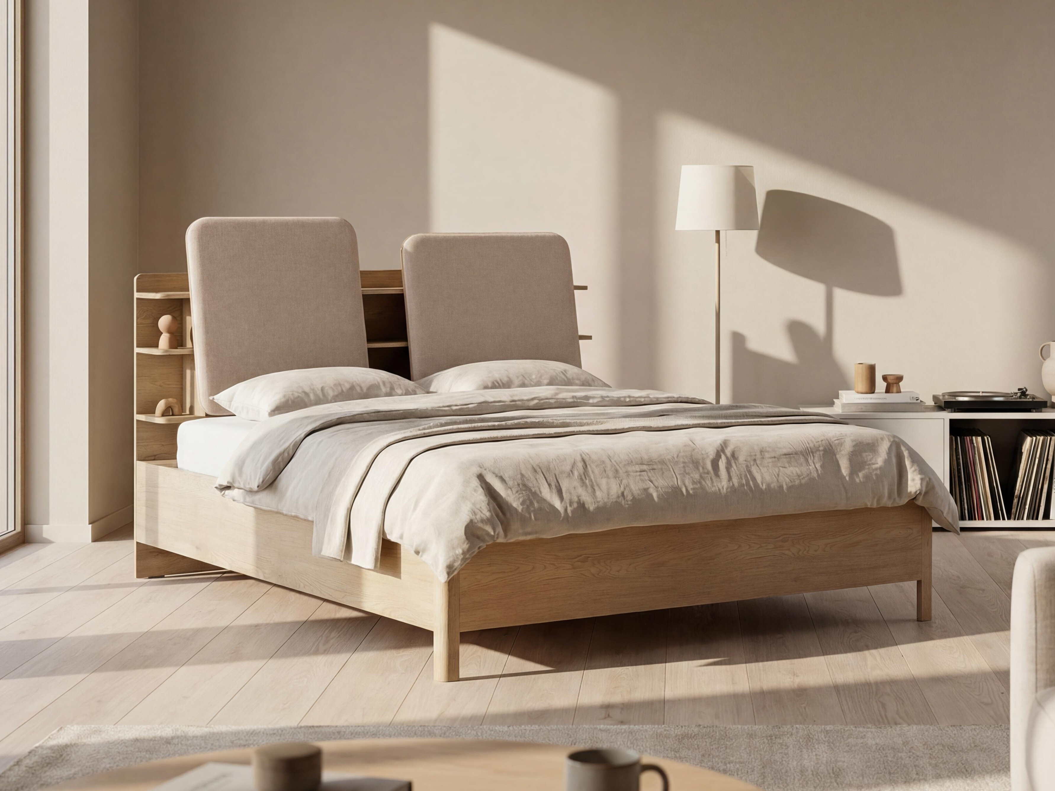 Ágy Ruvcamu 109 (Tölgy + Ekrü fehér)