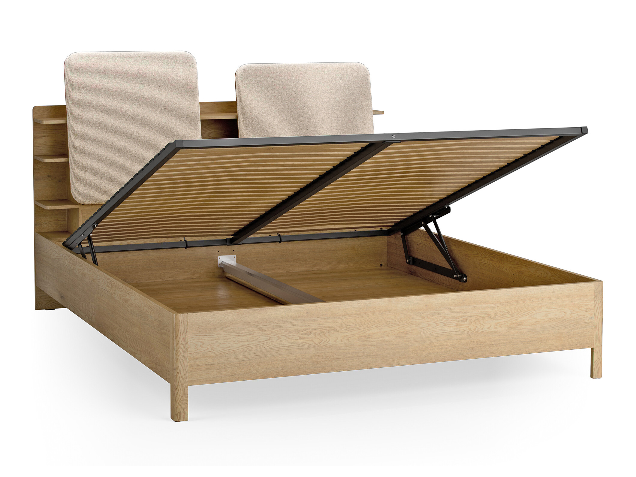 Ágy Ruvcamu 109 (Tölgy + Ekrü fehér)